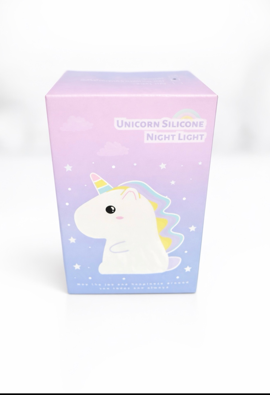 Condition photo showing Brand New for Boxgear Durable Cute White Unicorn Lamp Night Light  Warm
