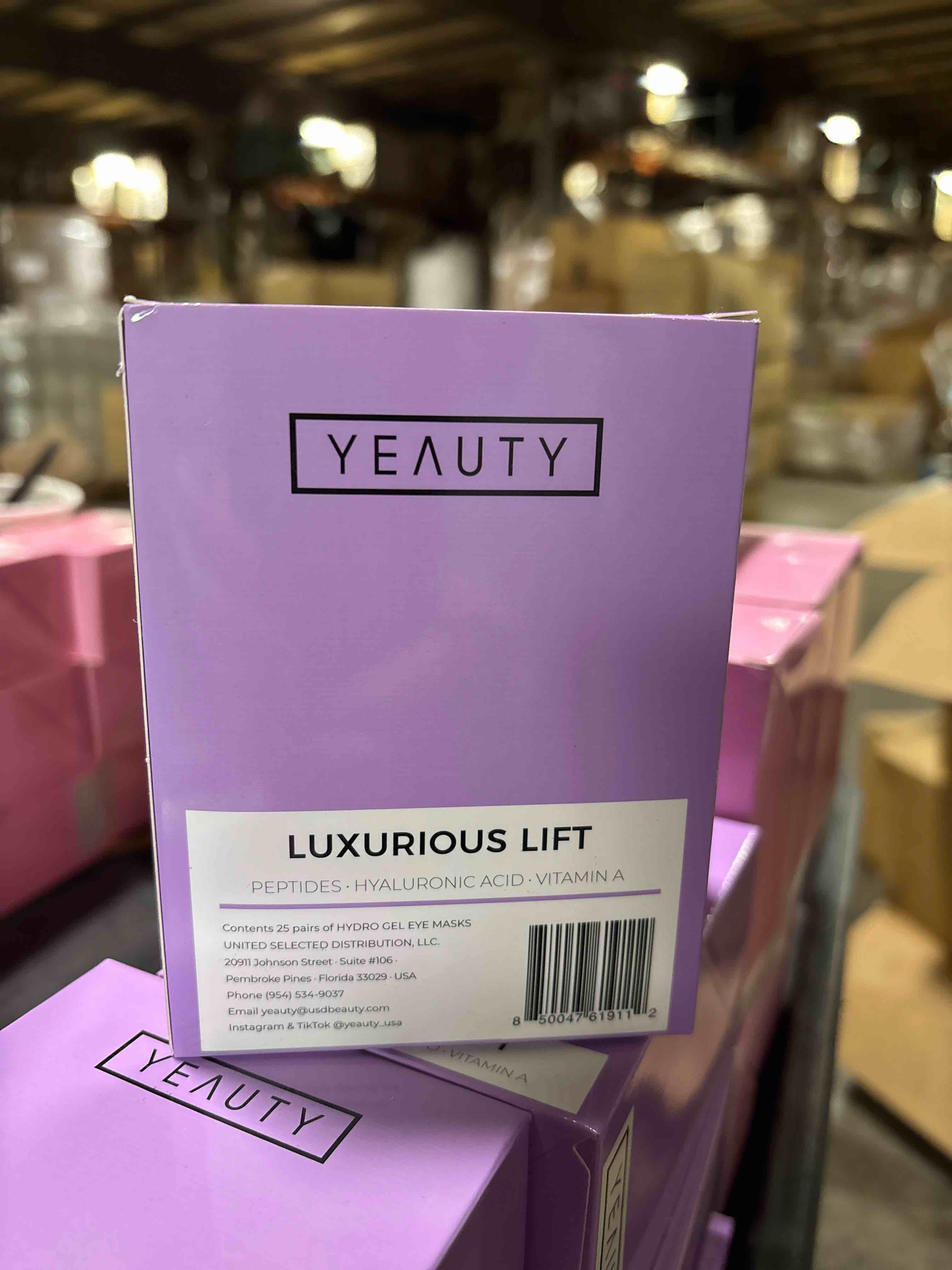 Condition photo showing Brand New for pack of 25 yeauty luxurious lift hydro gel eye mask