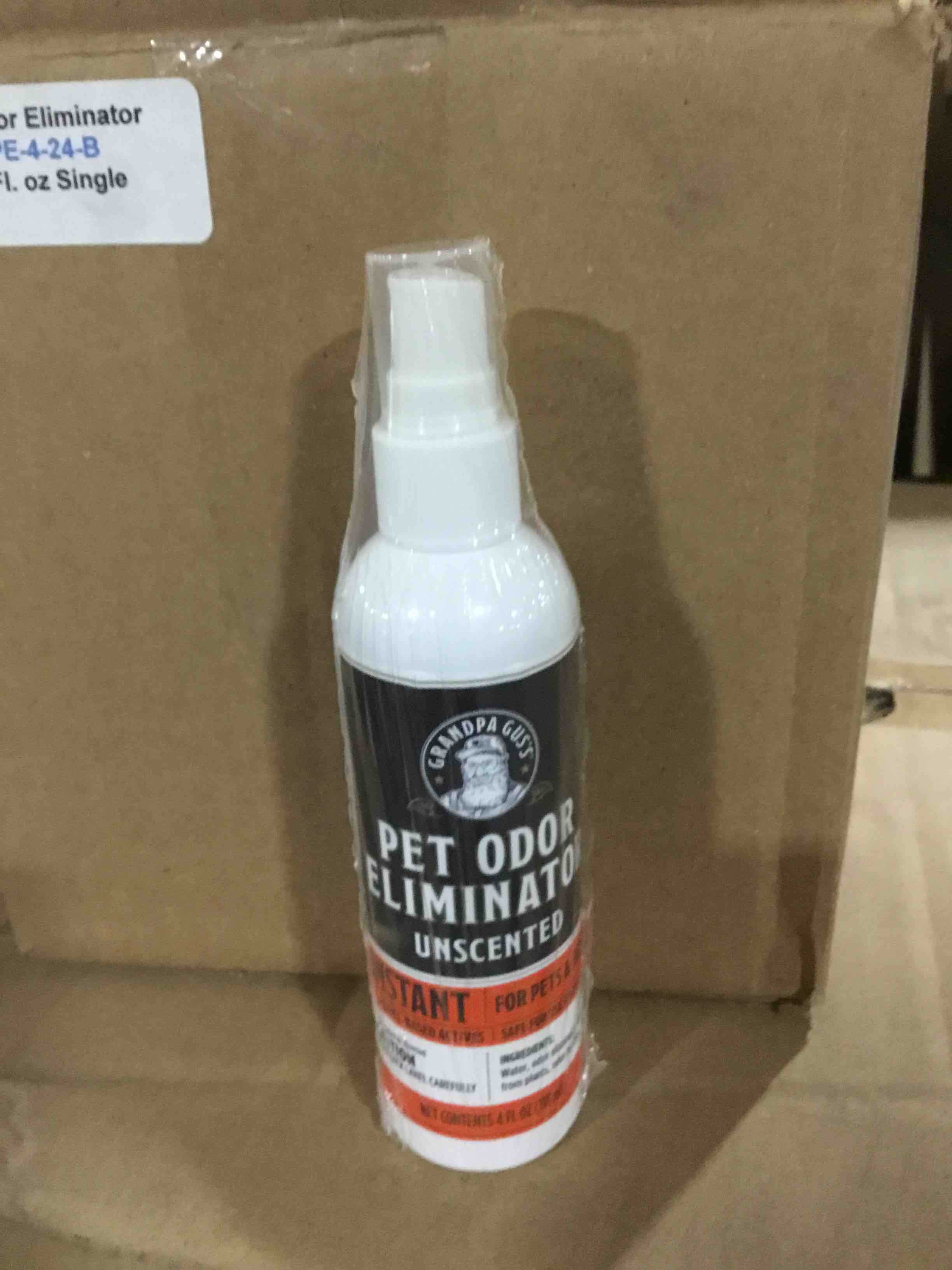 Grandpa Gus’s pet odor eliminator unscented 4 ounce