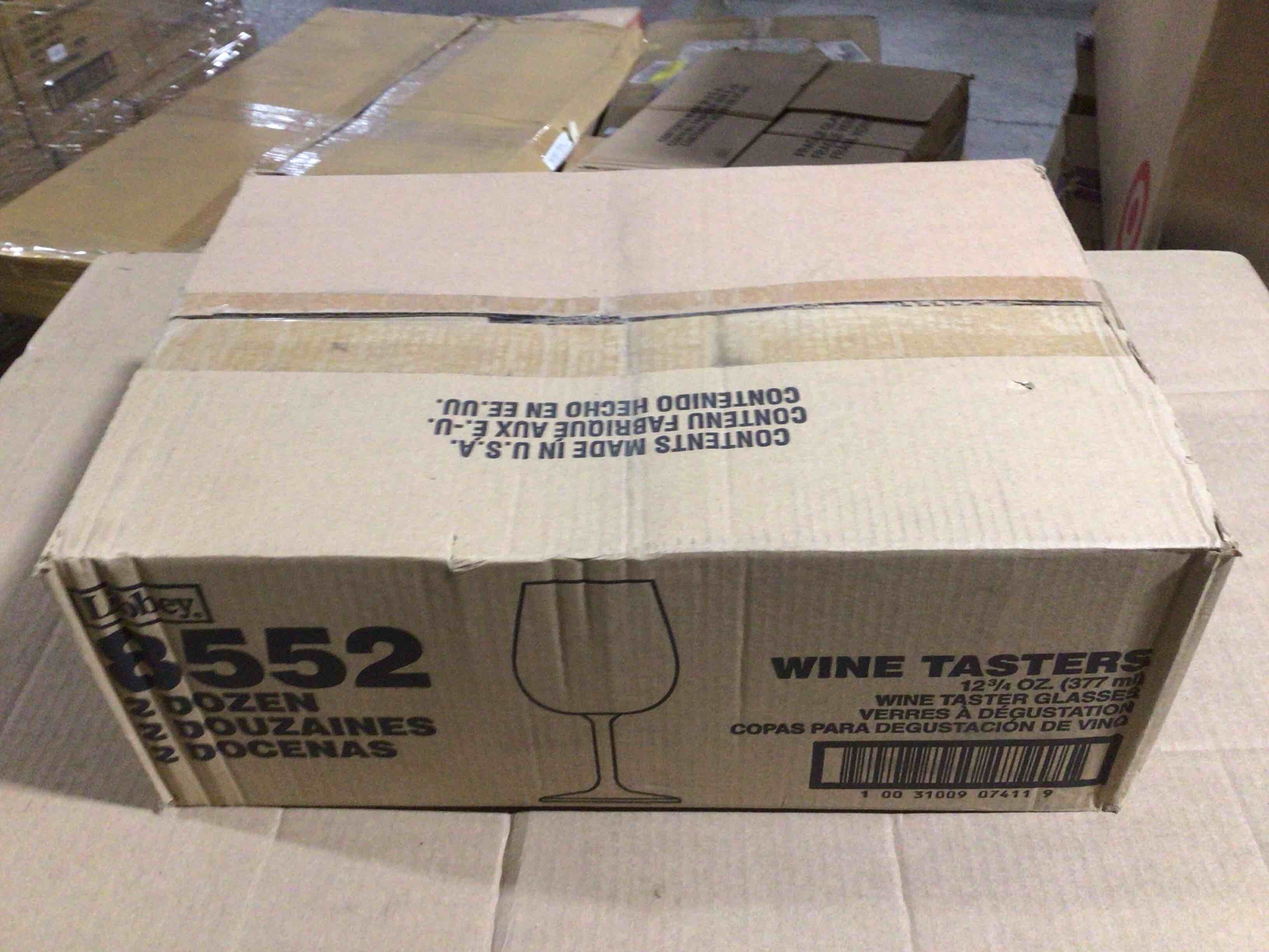 Case of 12 Libbey Vina 12.75 Ounce Wine Taster Glasses 