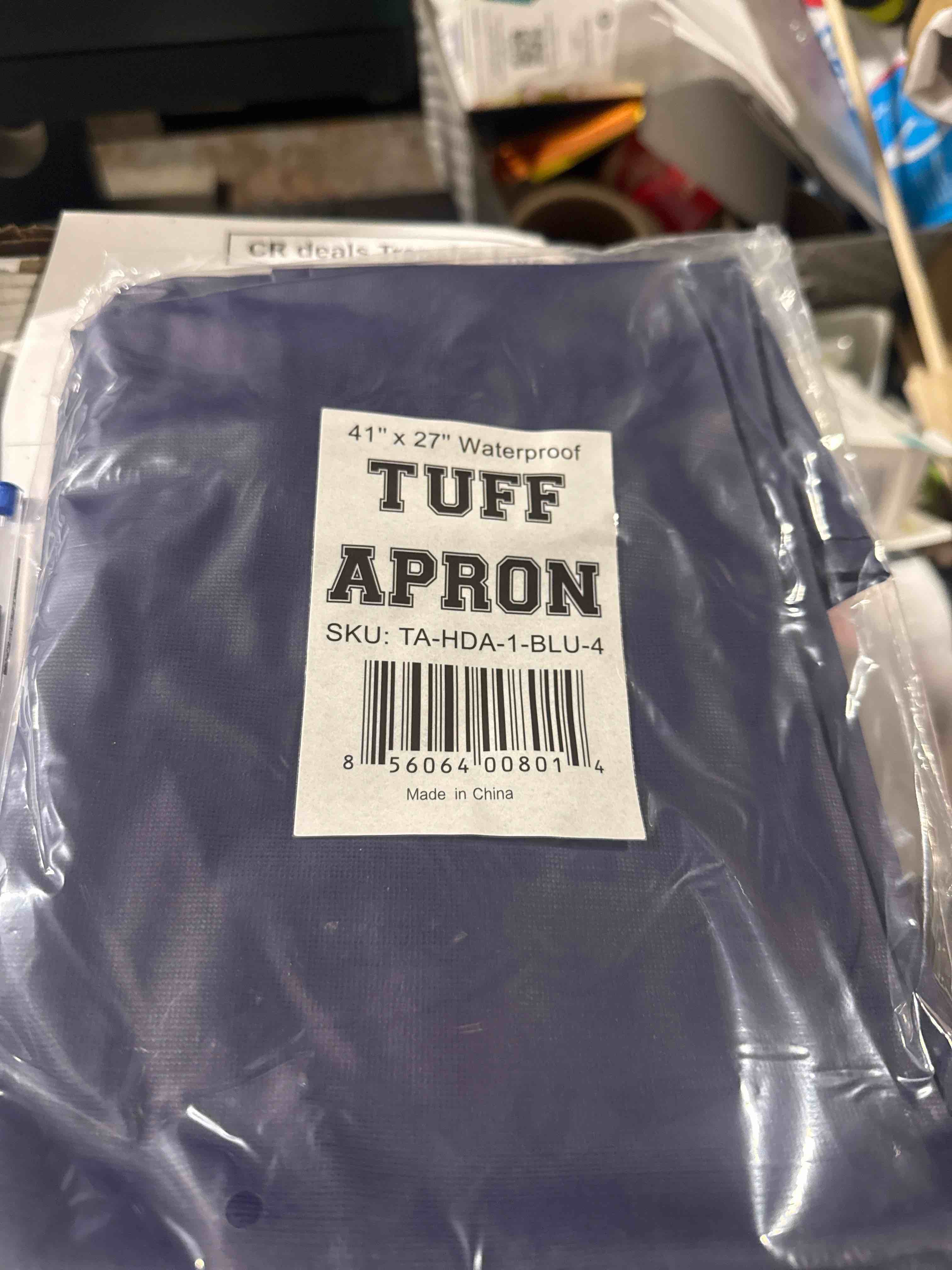 Condition photo showing Brand New for 41”x27” tuff apron 