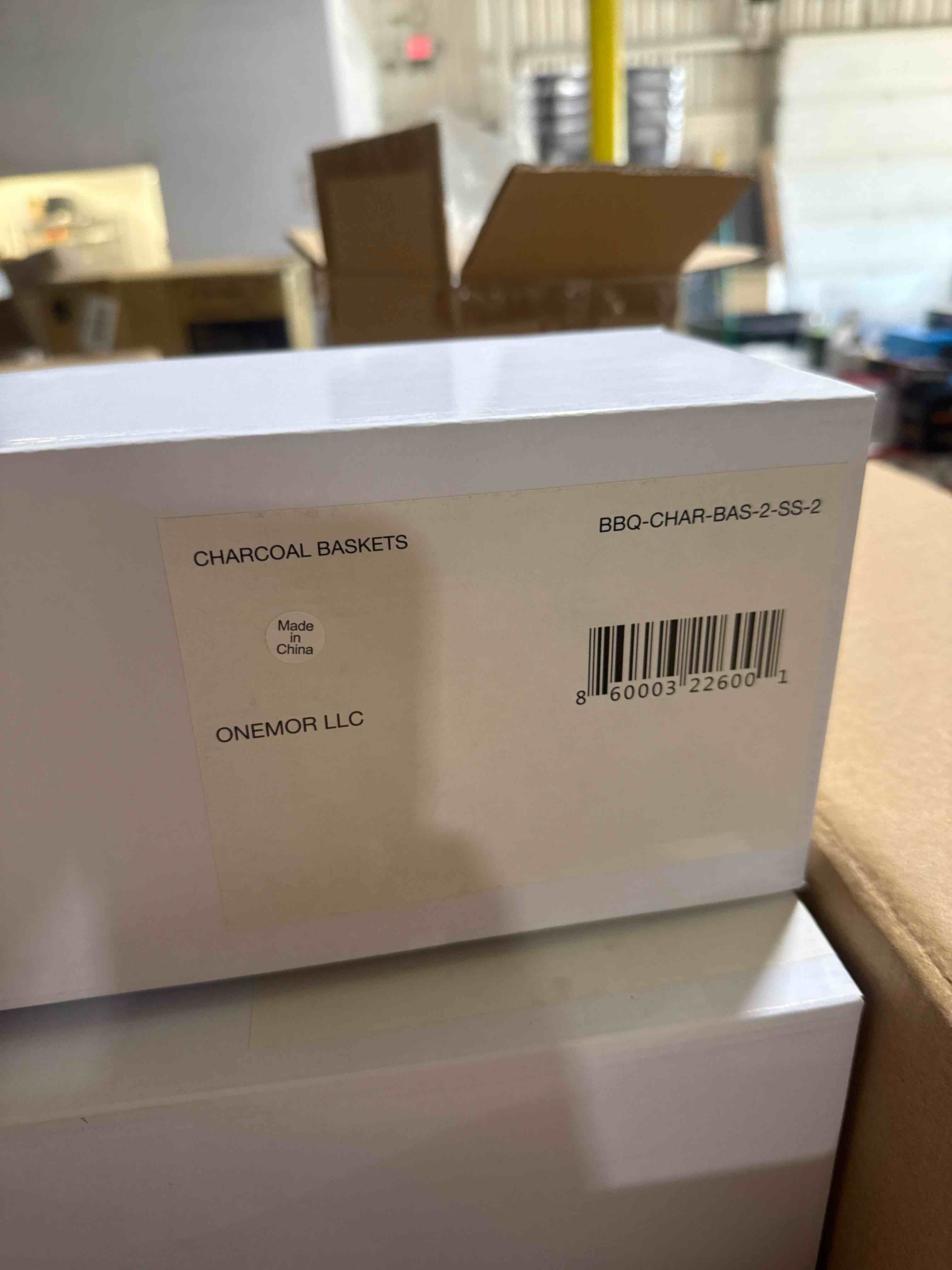 Condition photo showing Brand New for charcoal baskets 