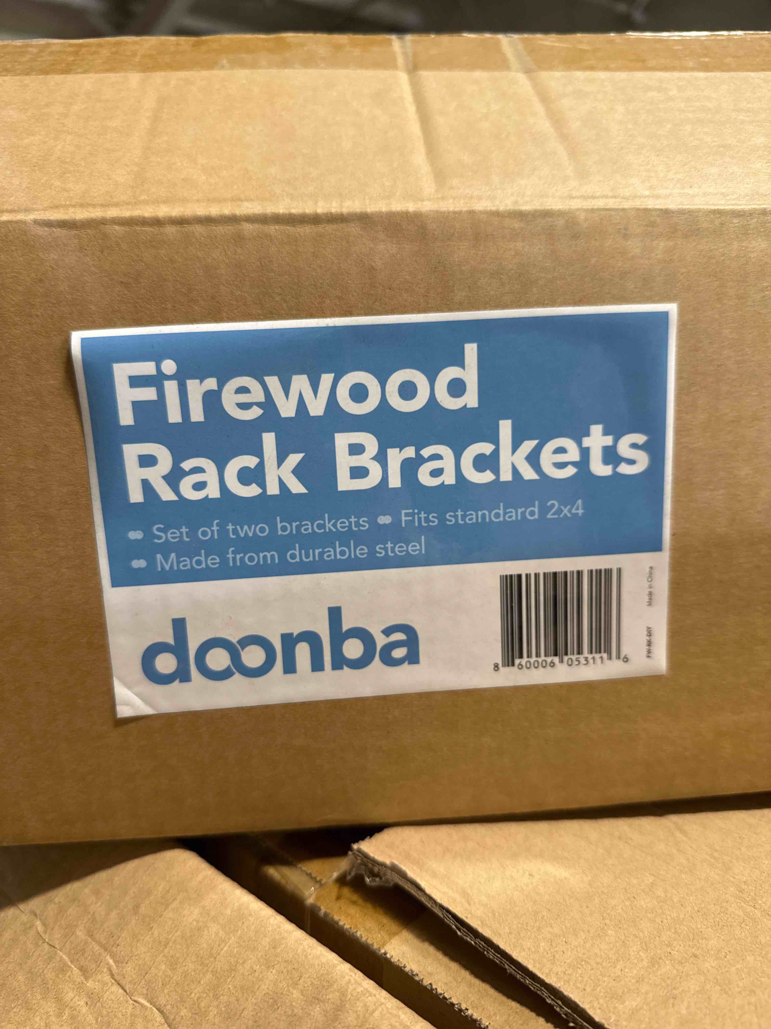 Condition photo showing Brand New for doonba firewood rack brackets