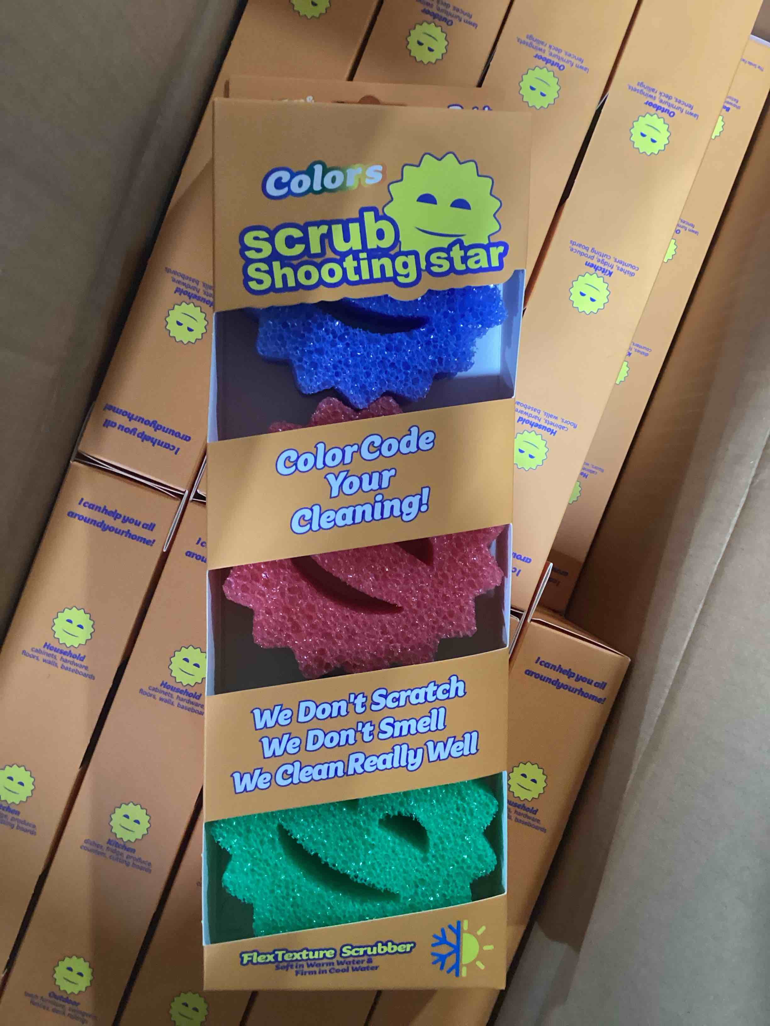 Colors, scrub, shooting star