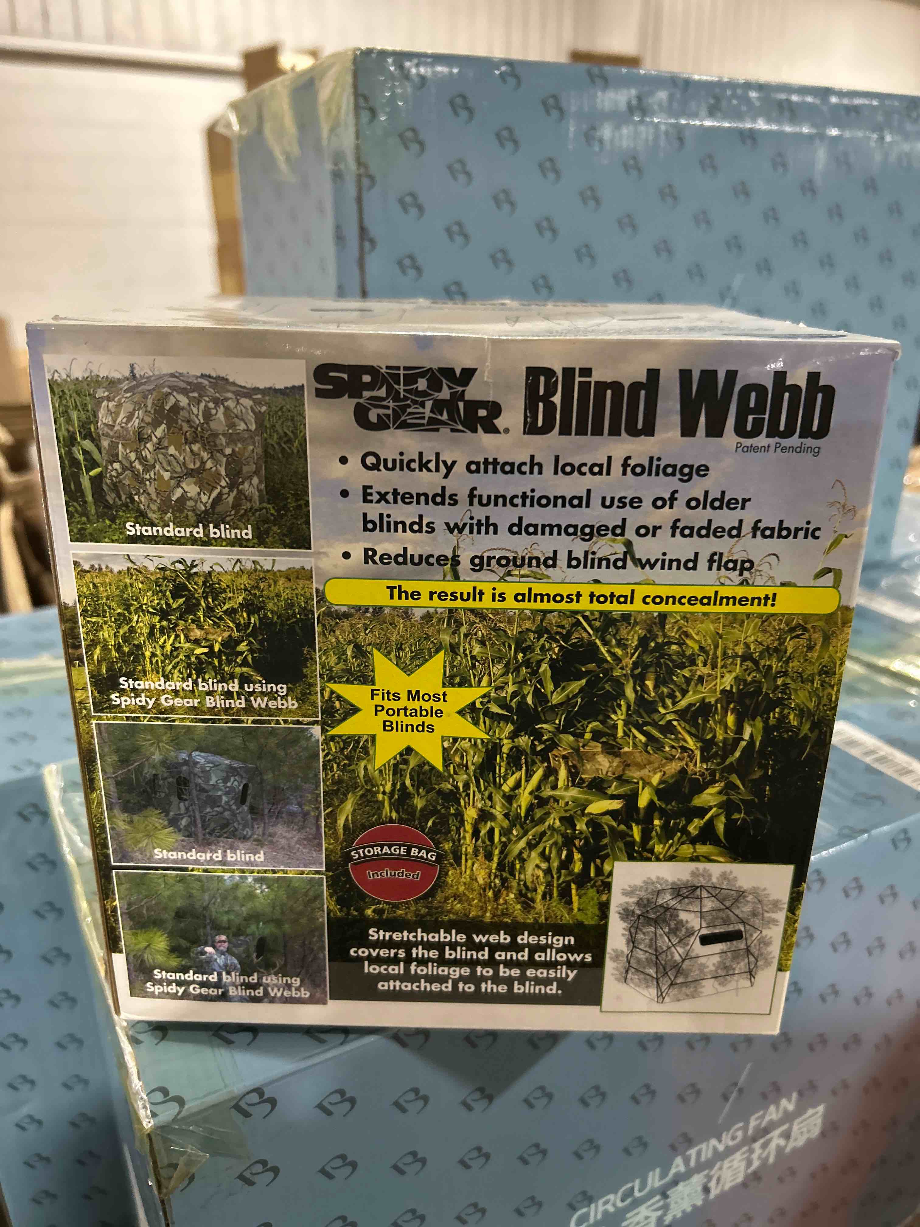 Condition photo showing Brand New for covercraft blw1001 spidy gear hunter's blind webb
