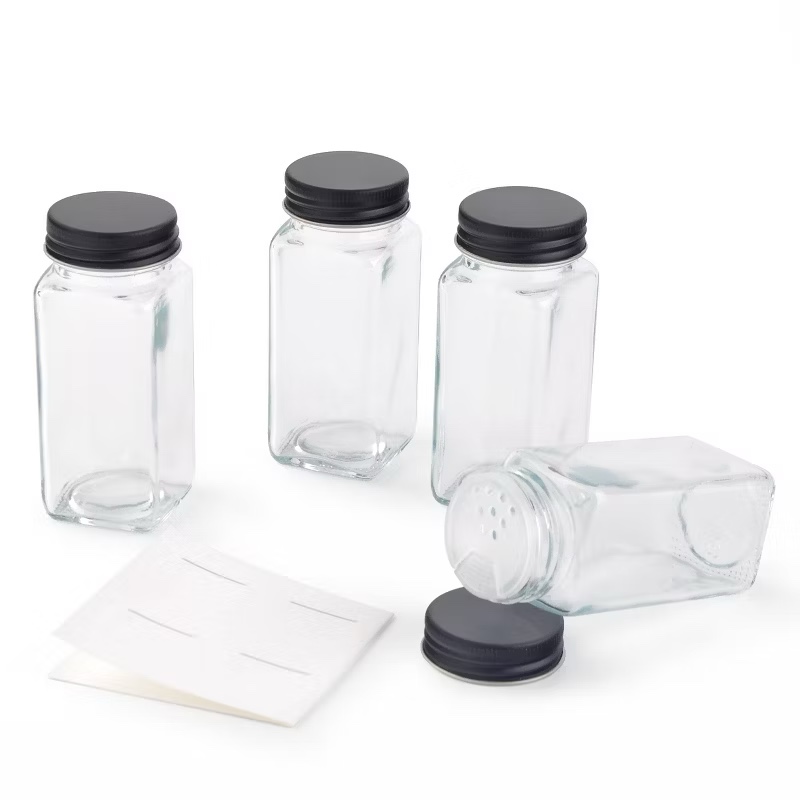 Black 4pk Spice Jars - Bullseye's Playground™