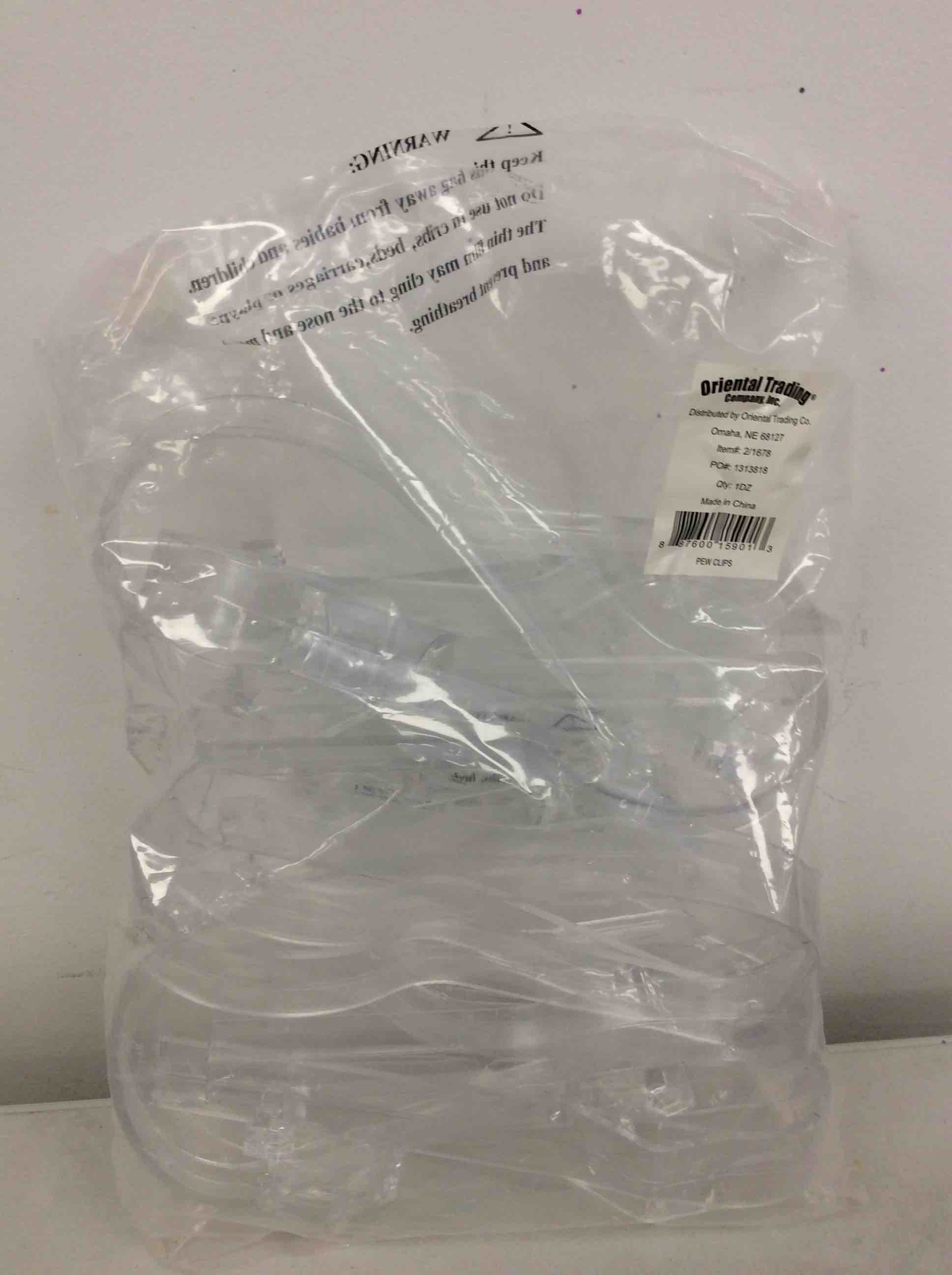 Condition photo showing New/Like New for fun express wedding pew clips, bulk set of 12 | chair bow holders & aisle decor accessories, clear plastic clip design, for church ceremony