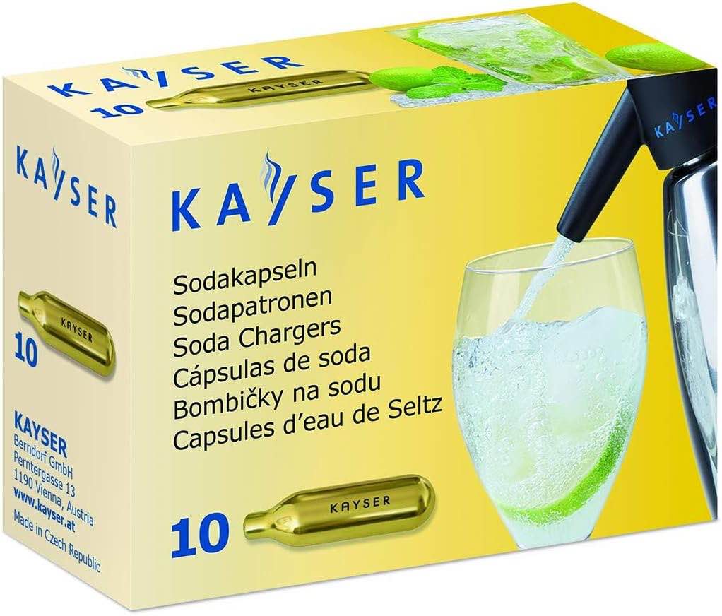 10. Pack of - Kayser Soda Charges 