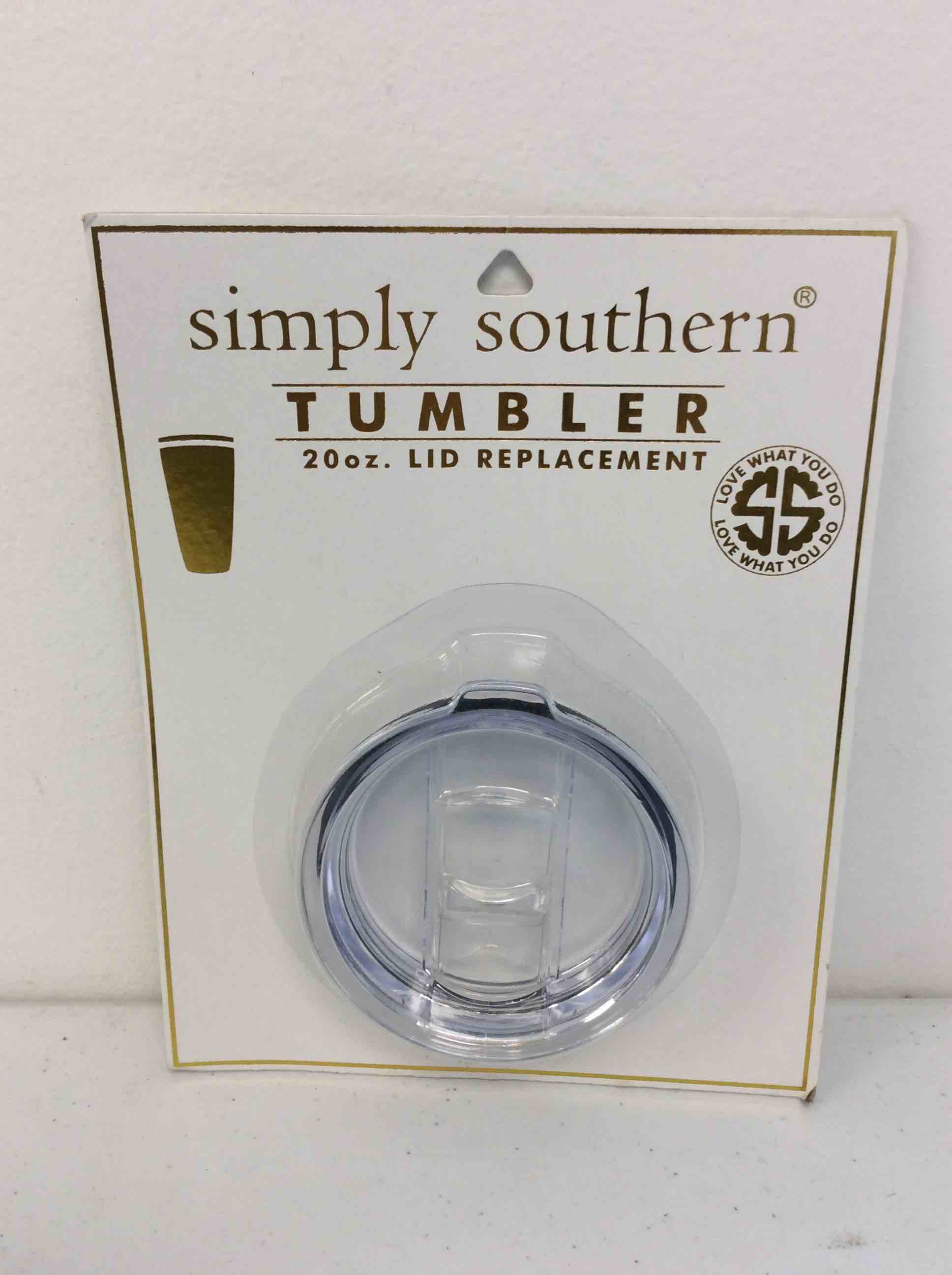 Condition photo showing New/Like New for simply southern tumbler lid replacement (size may vary)
