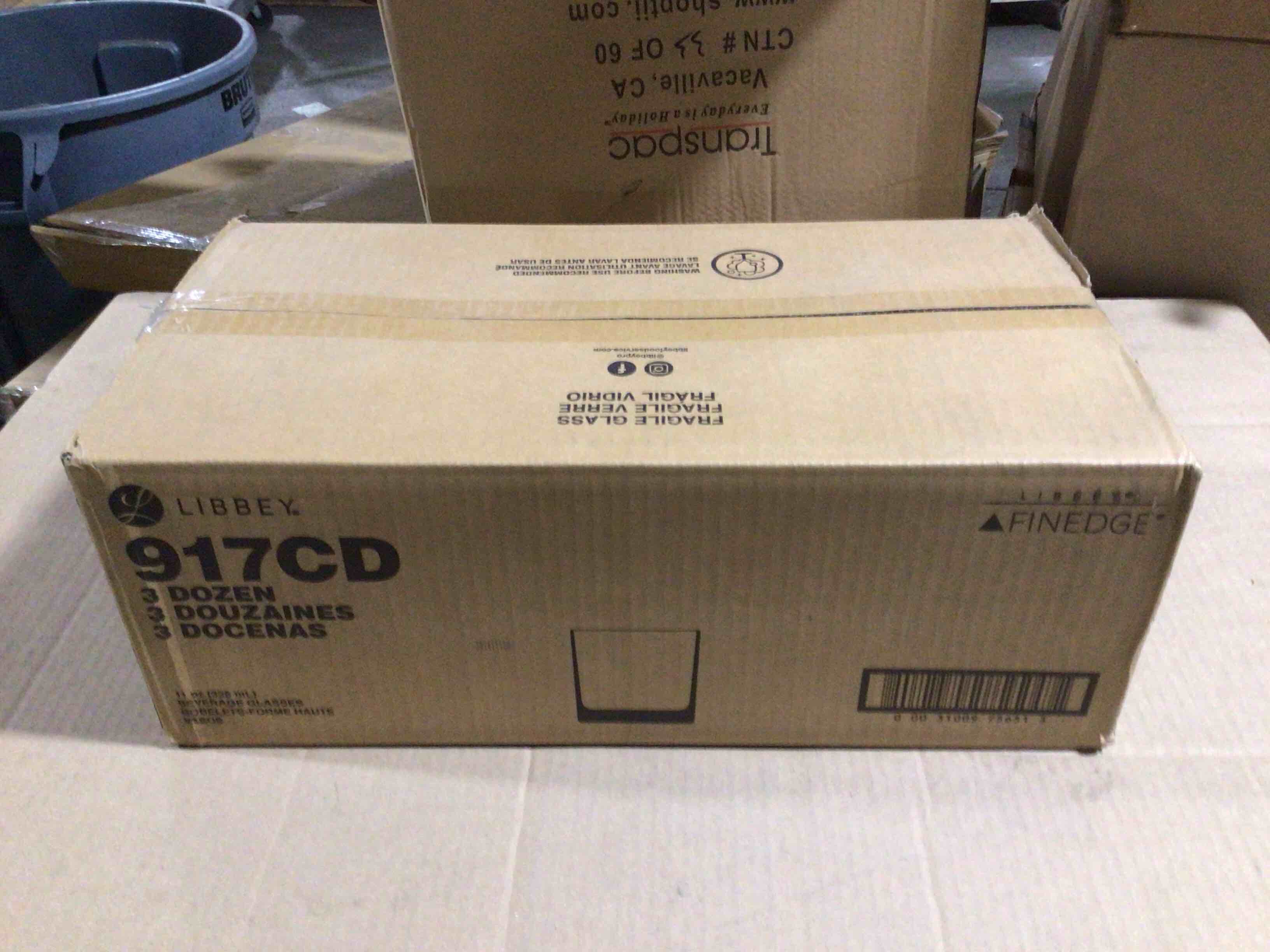 Case of 36 Libbey 917CD Heavy Base Finedge 11 Ounce Rocks Glasses