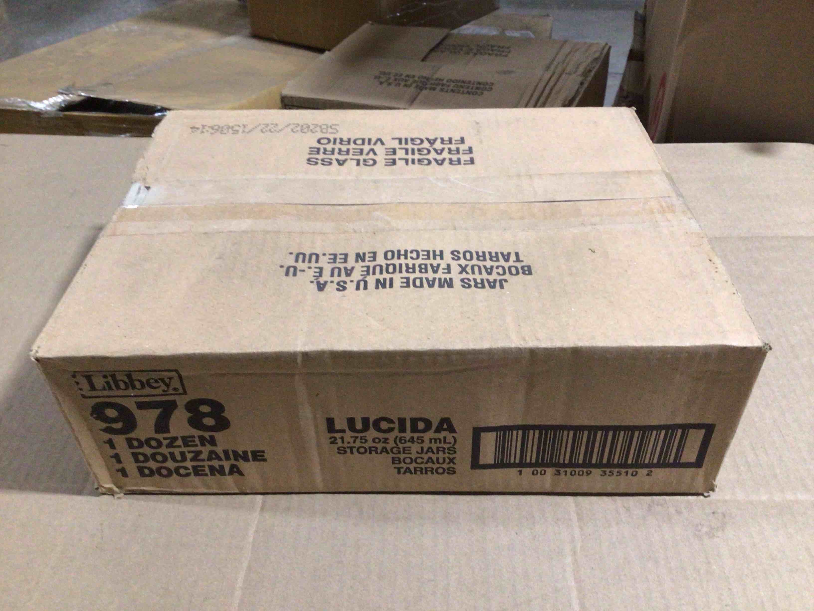 Case of 12 Lucida 21.8 Ounce Jars