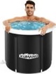 Xumand Portable Ice Bath Tub |Gallons Cold Plunge Tub for Athletes & Adults | Indoor and Outdoor Large Cold Plunge Tub for Cold Immersion Therapy and Rapid Recovery | Inflatable and Easy Setup | Black 