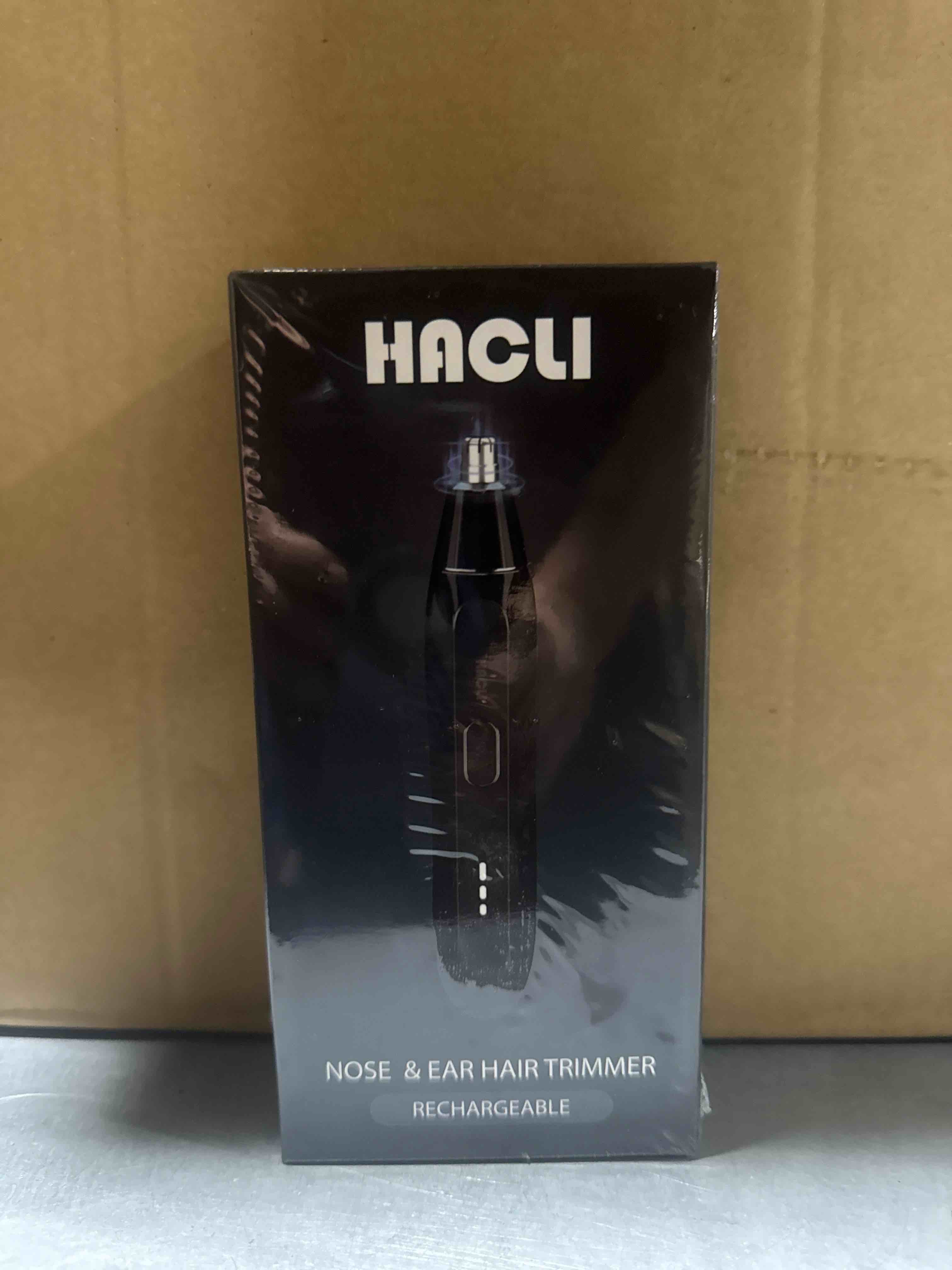 Condition photo showing New/Like New for hacli rechargeable nose & ear hair trimmer