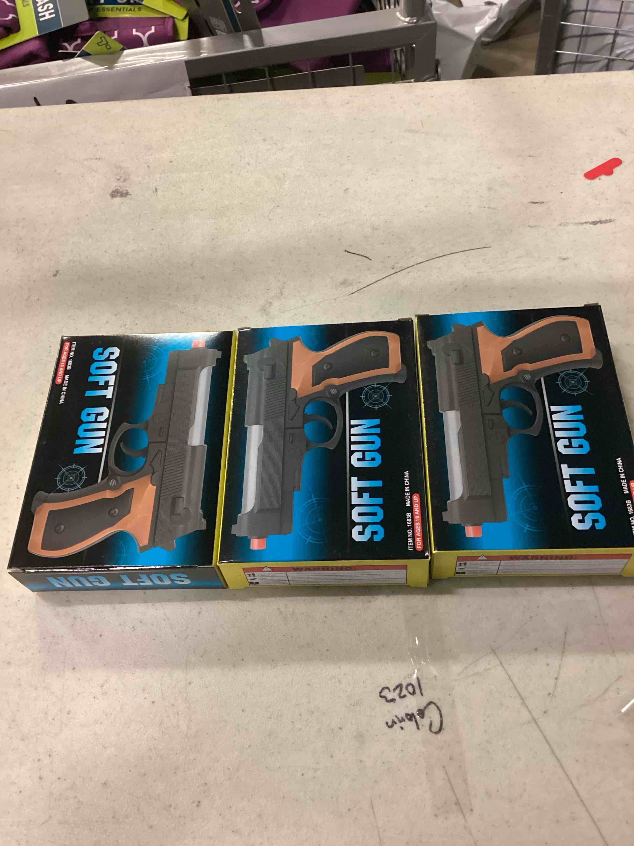 Soft Guns set of 3