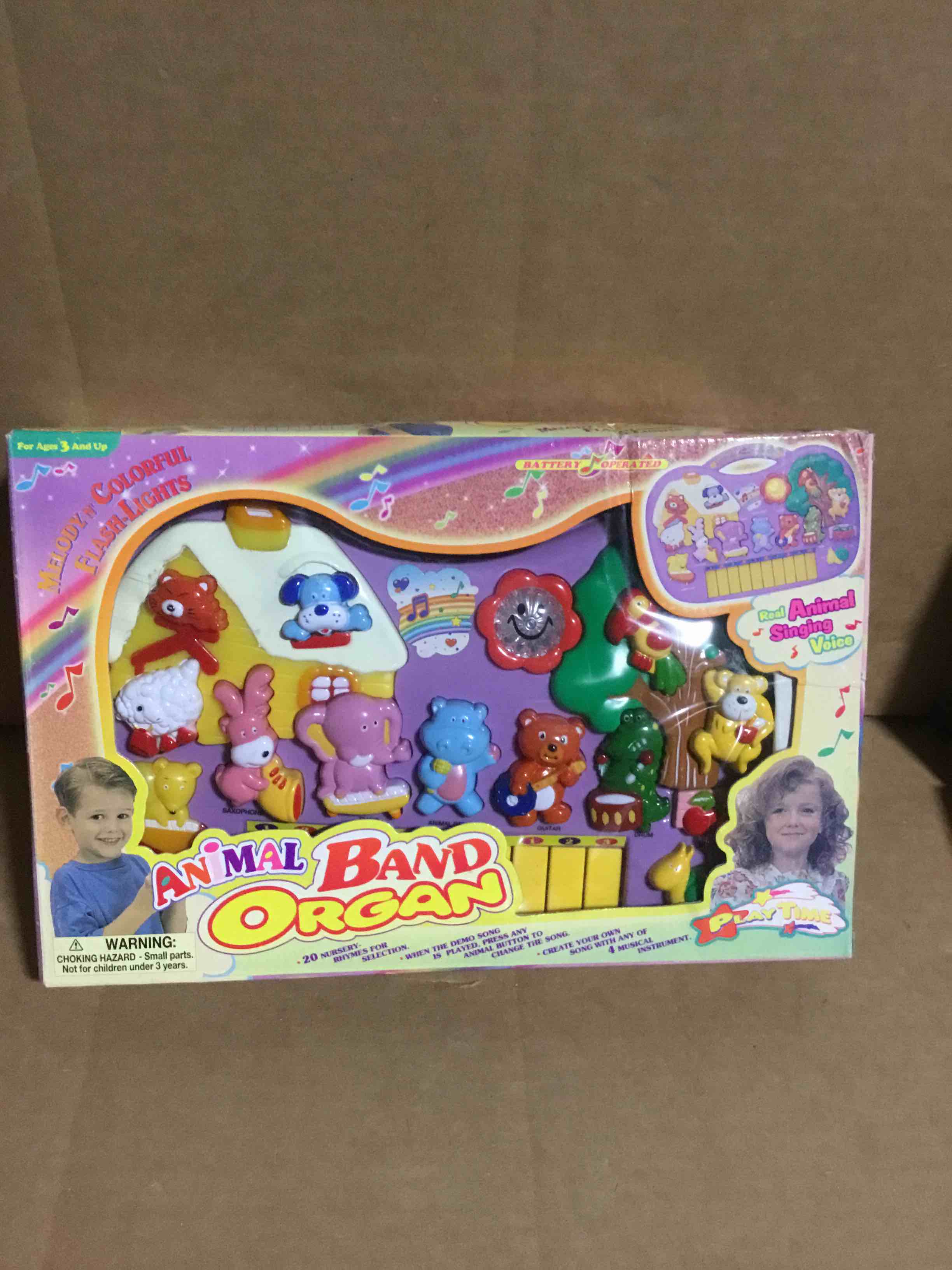 Animal Band Organ, Melody and ColorfulFlash-Lights 