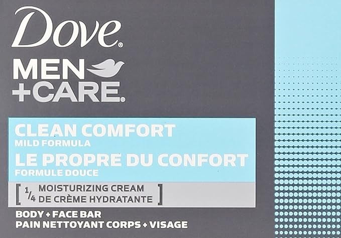 Dove Men+Care Body Soap and Face Bar to Hydrate Skin Clean Comfort More Moisturizing  Than Bar Soap 3.75 oz 