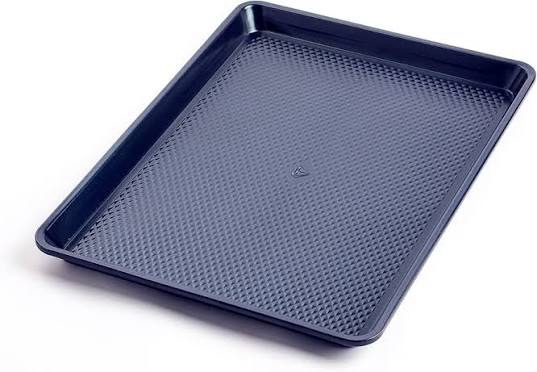 Blue Diamond Bakeware Diamond Infused Ceramic Nonstick, 3 Piece Half Cookie Sheet Baking Pan Set, Dishwasher Safe and Freezer Safe, PFAS-Free, Blue