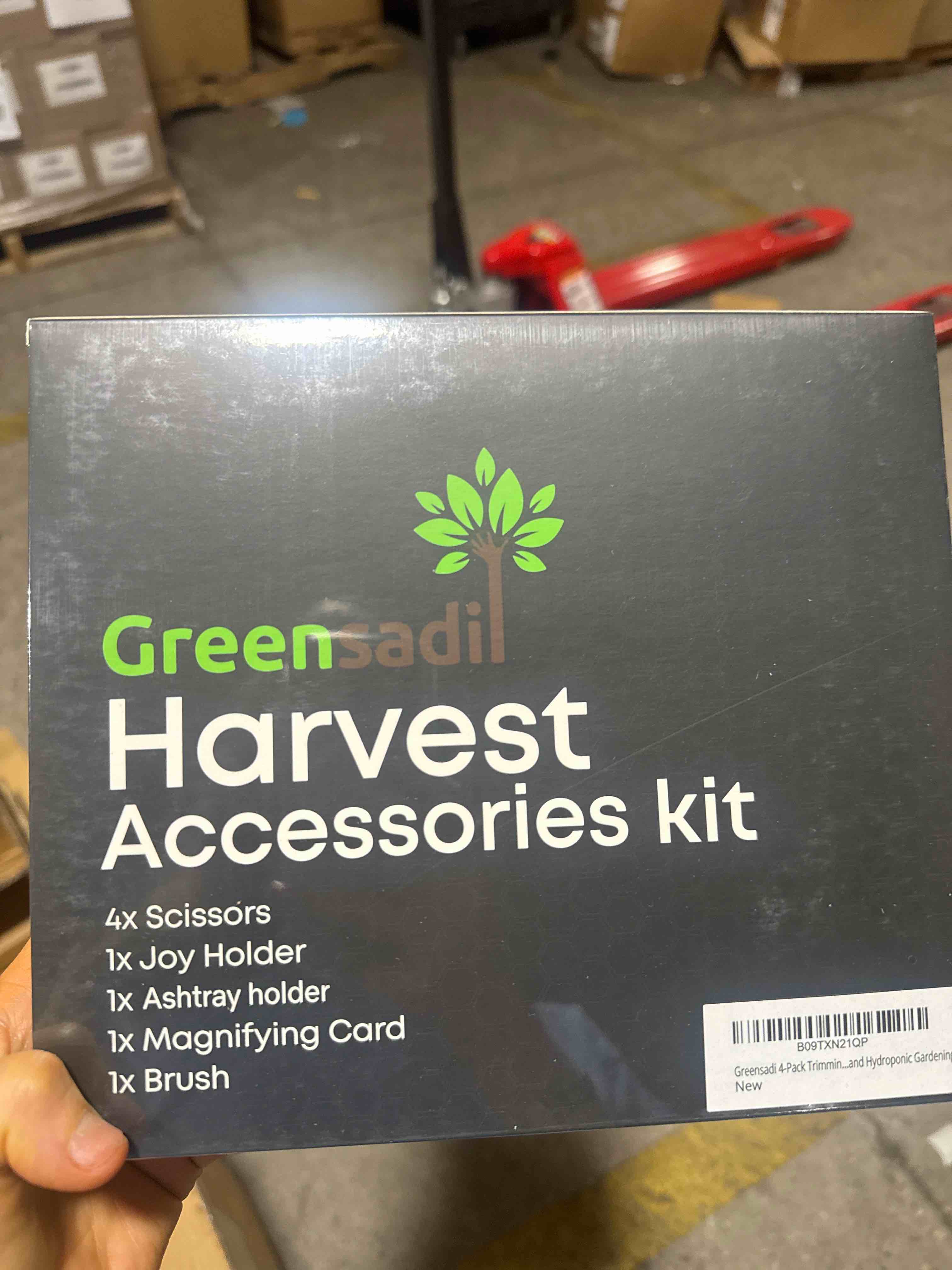 Condition photo showing Brand New for 4-pack trimming scissors with precision tip stainless steel blades comes with brush - 4 straight blade pruning shears/herb scissors for general and hydroponic gardening