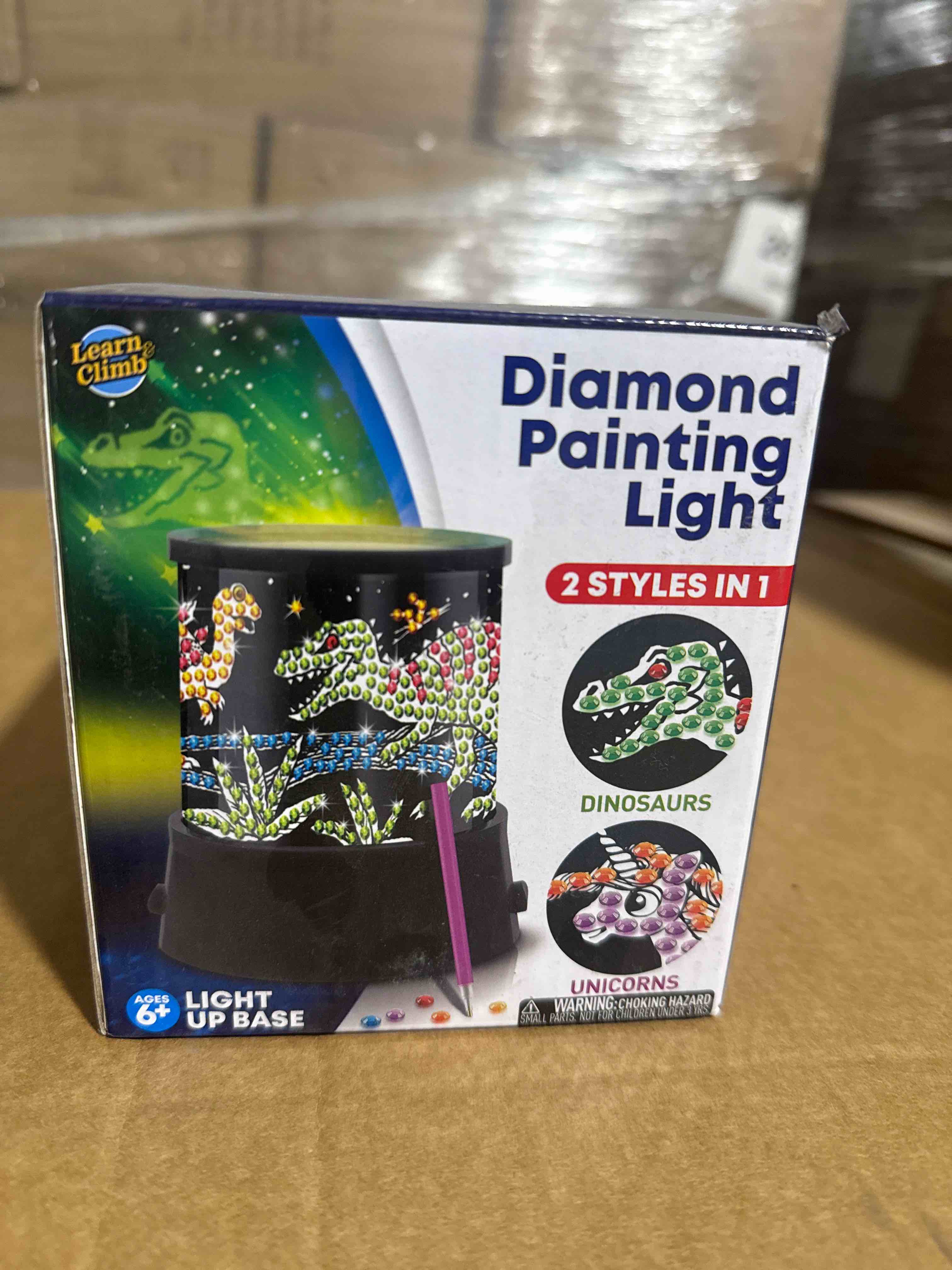 Condition photo showing Brand New for Learn & Climb Arts & Crafts Gem Kit for Kids Ages 8-12. Diamond Painting Gift for Girls