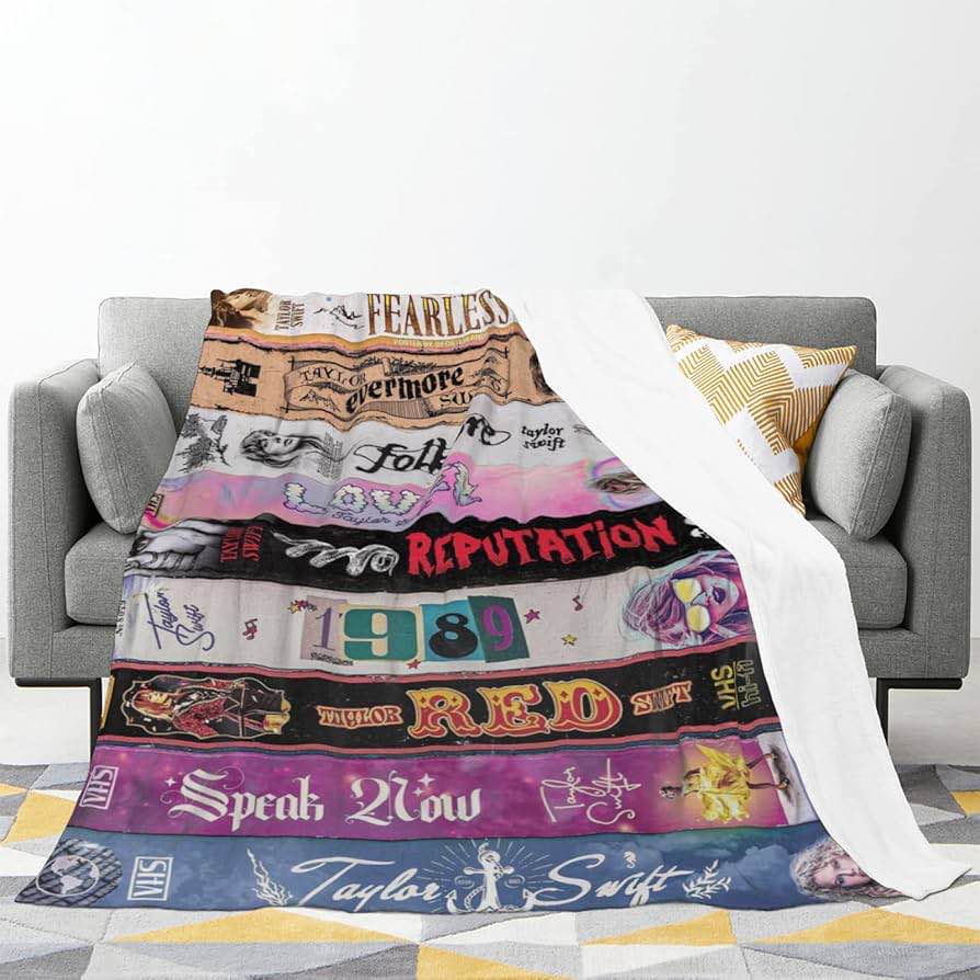 TS Singer Midnight Blankets Winter Warm Soft Blanket Throw for Bedroom Sofa Chair Lightweight Home Decor Travel Blanket