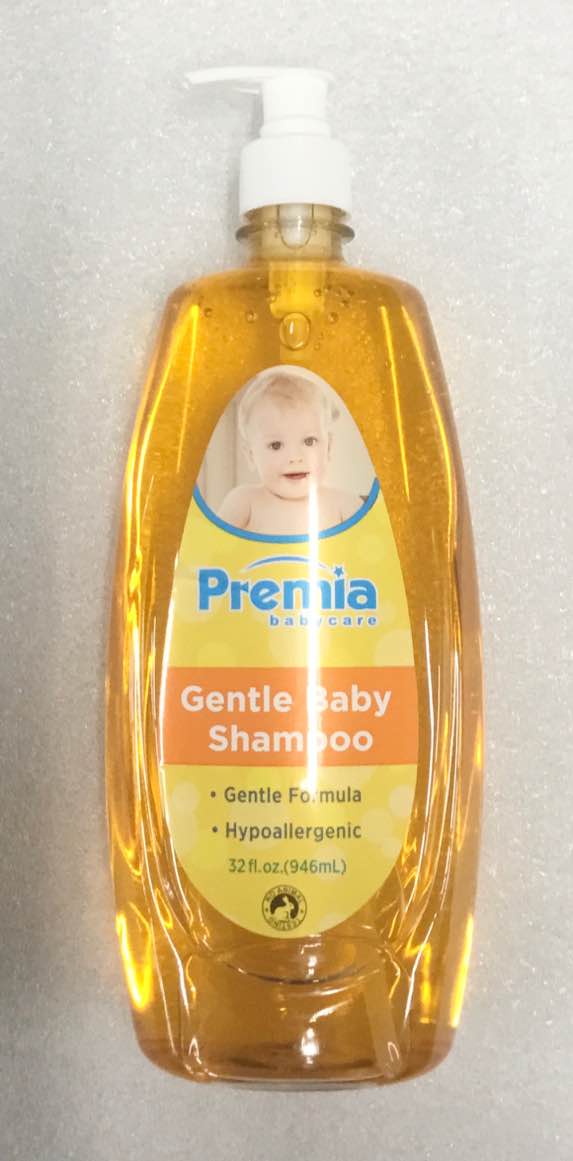 Premia Babycare Gentle Baby Shampoo.32 Fl. Oz.