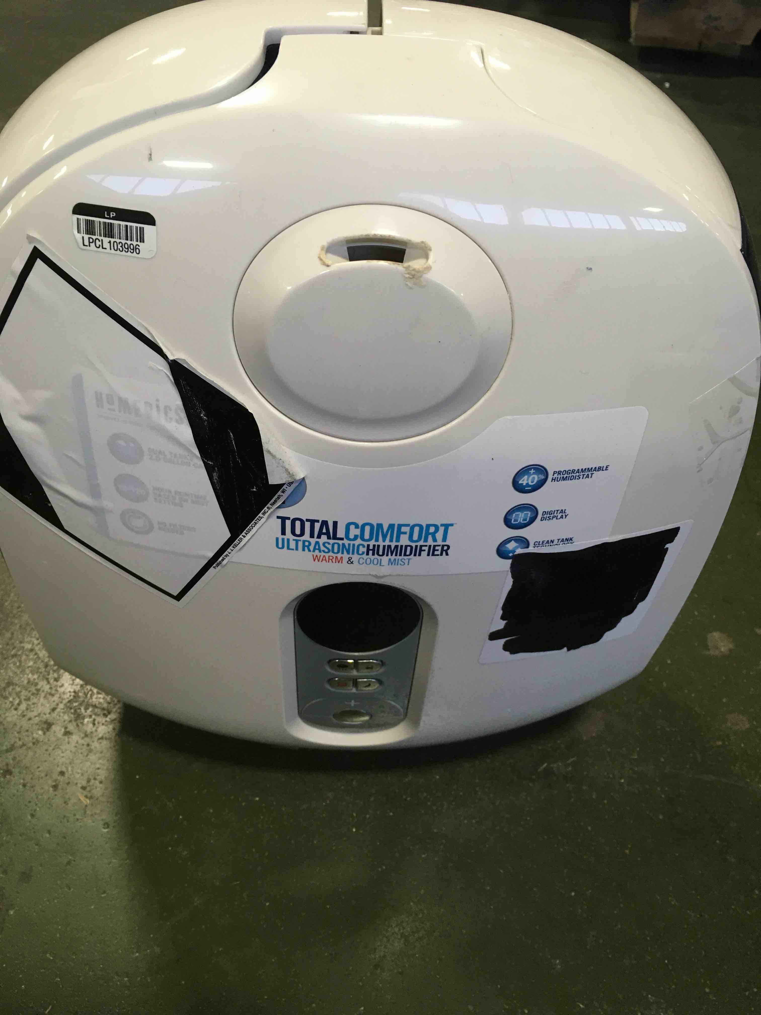 HoMedics Total Comfort Ultrasonic Humidifier Warm & Cool Mist