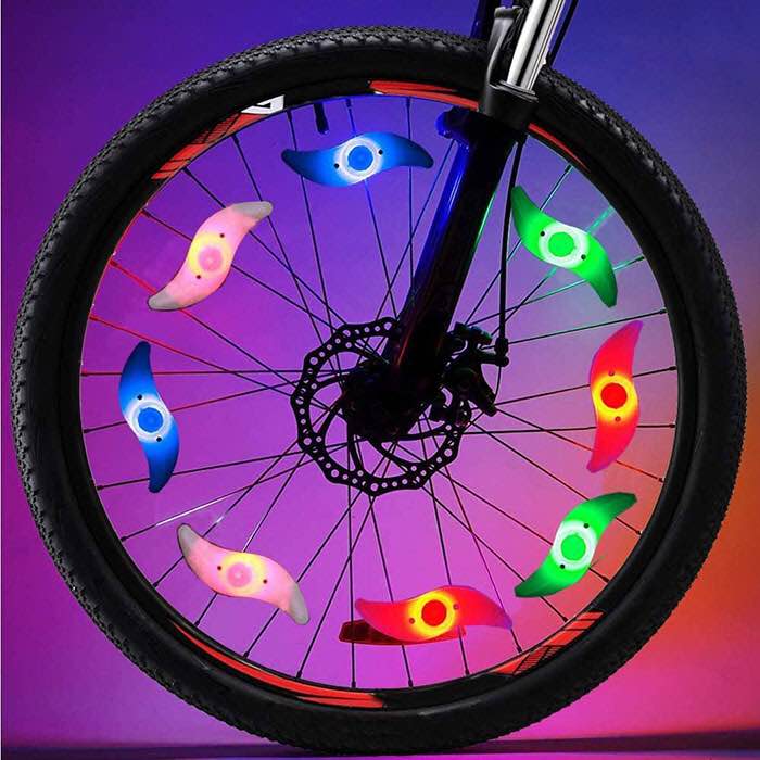 Bicycle LED Spoke Light-3 Lighting Modes
