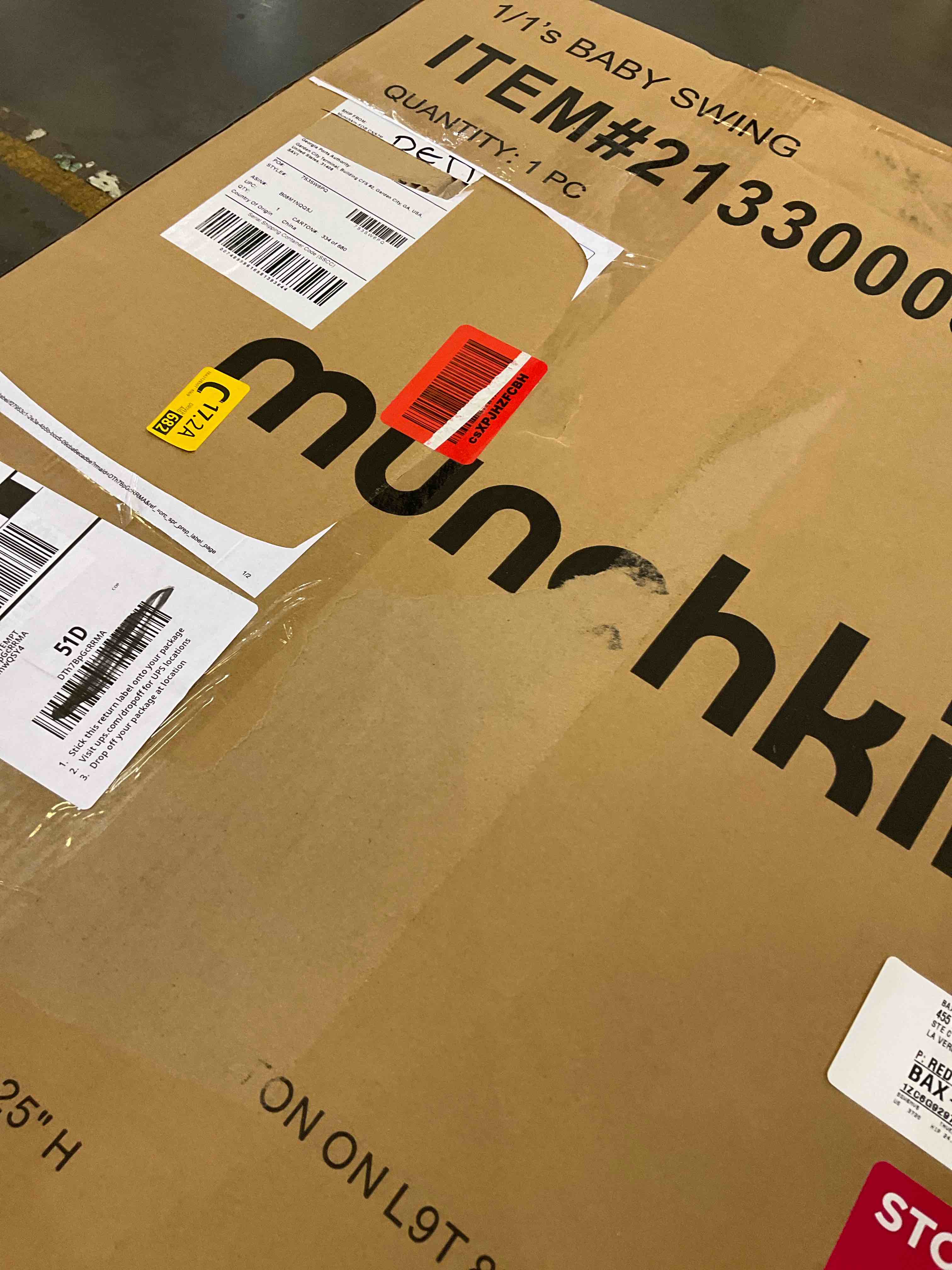 Condition photo showing Good Condition for munchkin bluetooth enabled lightweight baby swing with natural sway in 5 ranges of motion, includes remote control