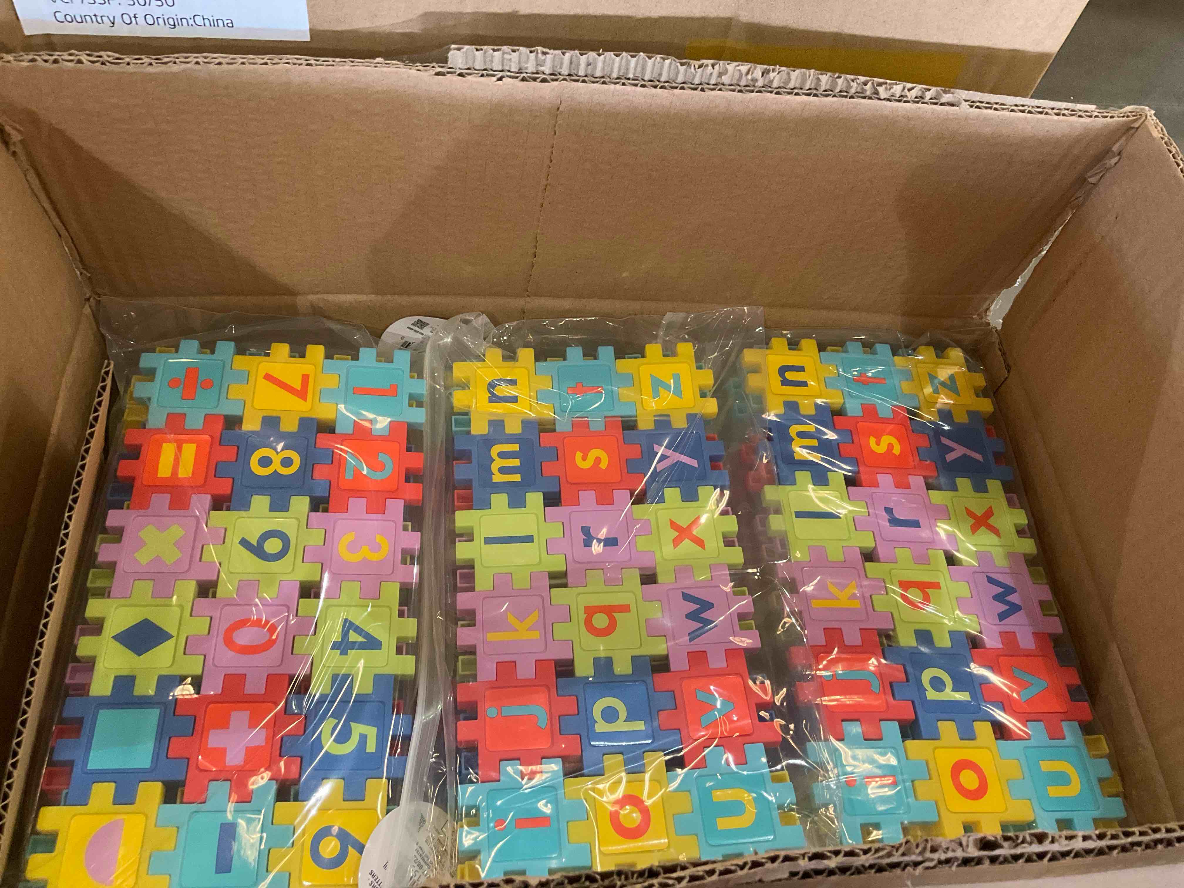  PUZZLE CONNECTORS  MATH NUMBERS 30 count