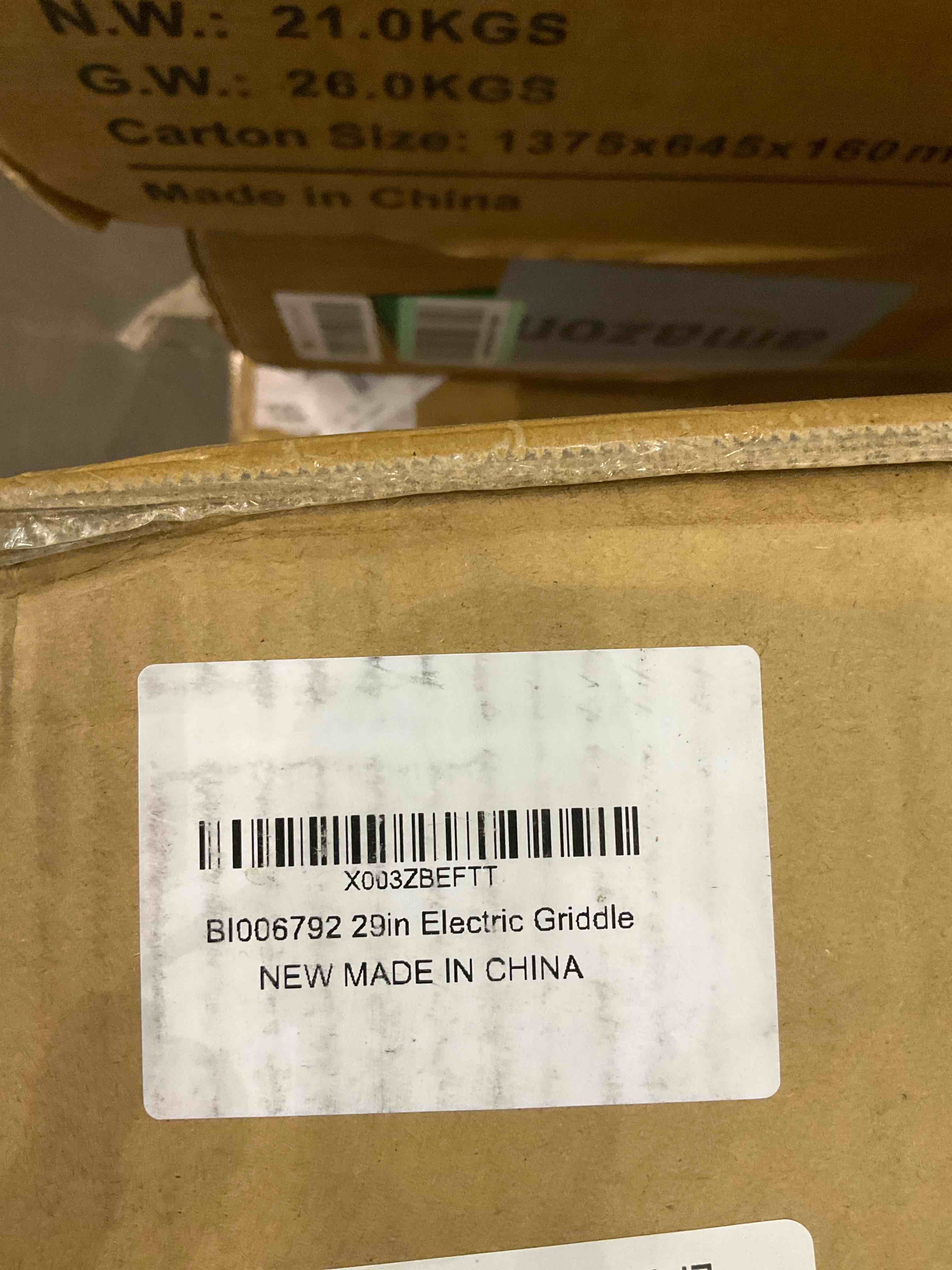 IRONWALLS Commercial Griddle Electric 29", 4400W Electric Countertop Griddle Flat Top Grill, Nonstick Stainless Steel Teppanyaki Grill with Dual Temperature Control for Restaurant (Without Plug)