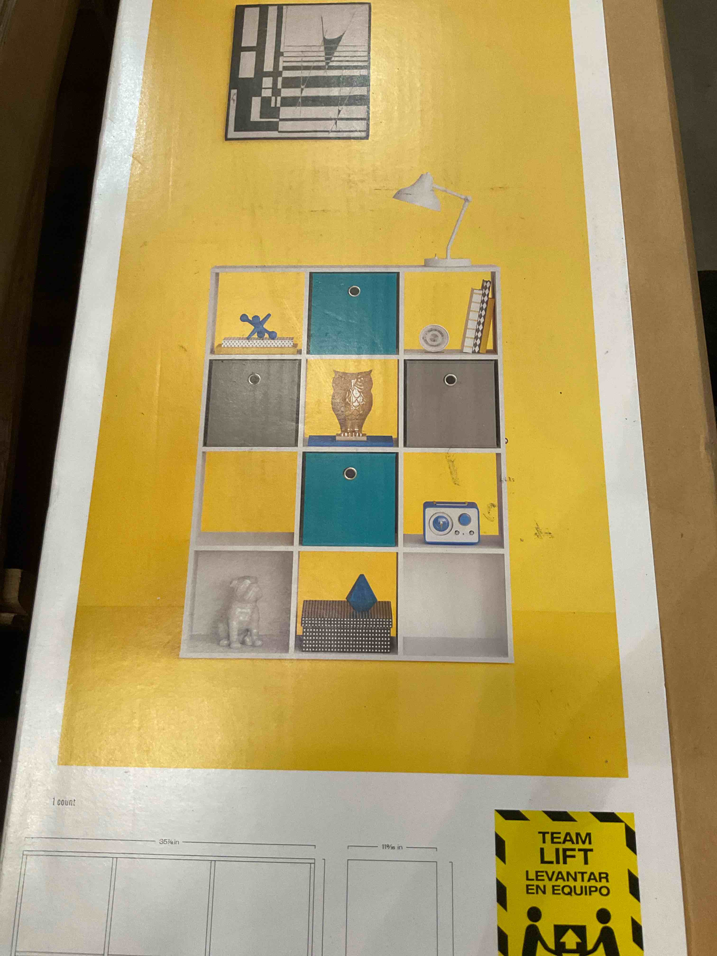 11" 12 Cube Organizer Shelf - Room Essentials