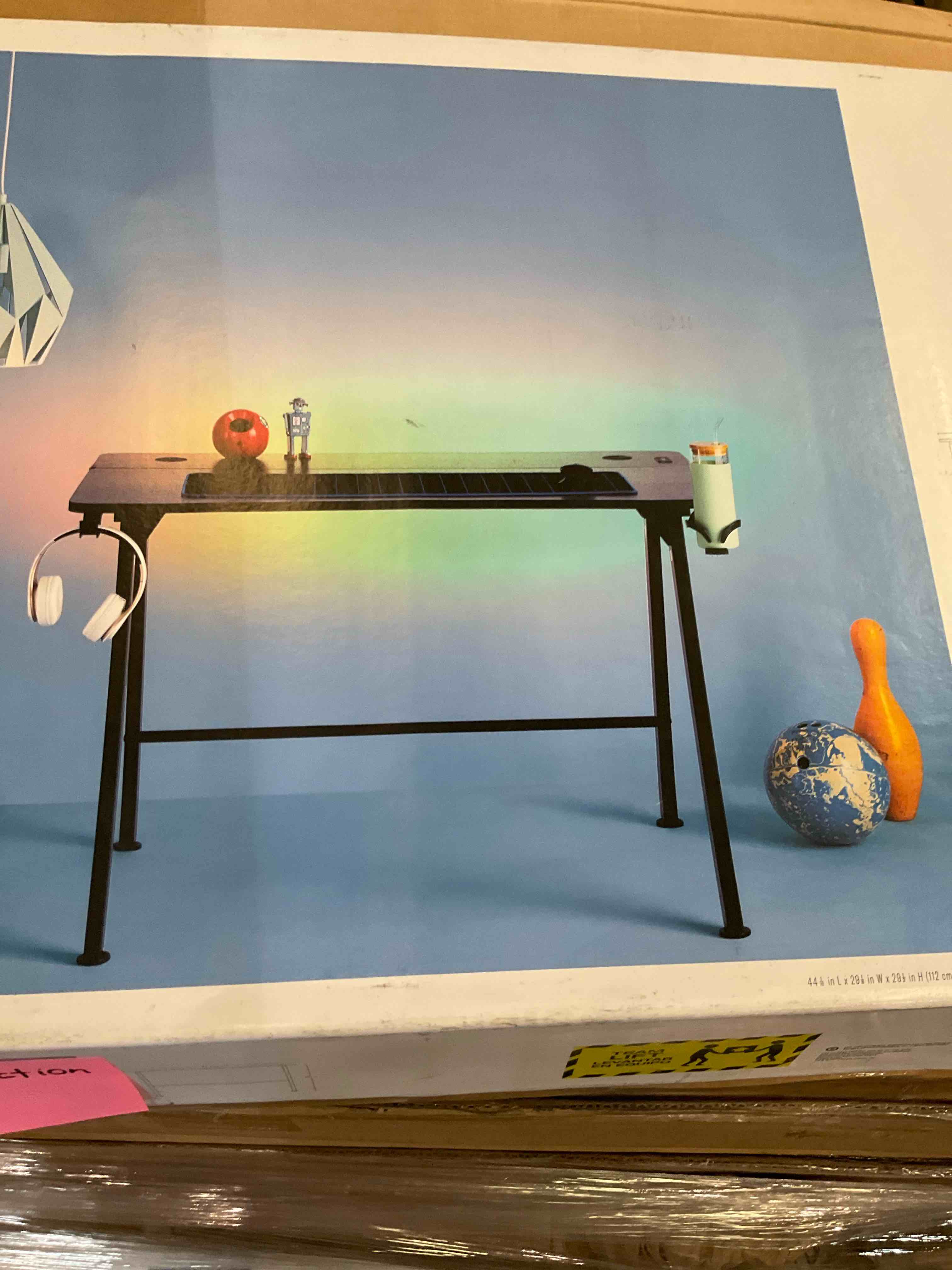 RGB Lighting gaming desk