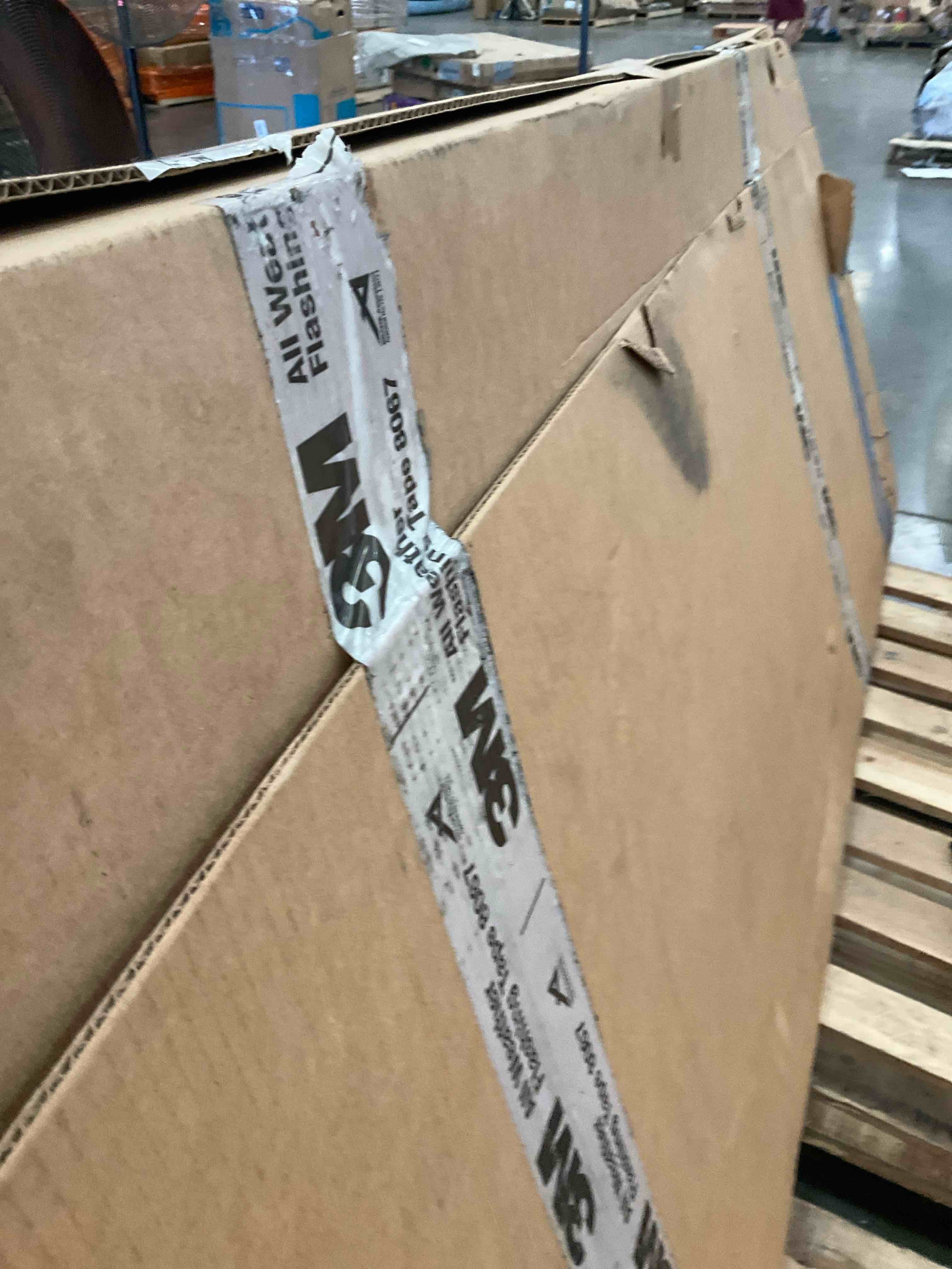 VIZ-PRO Quick Mount Steel Security Door with Frame and Hardware, 6 Panel White Left Side-Hinged Inward, 36" Door Slab