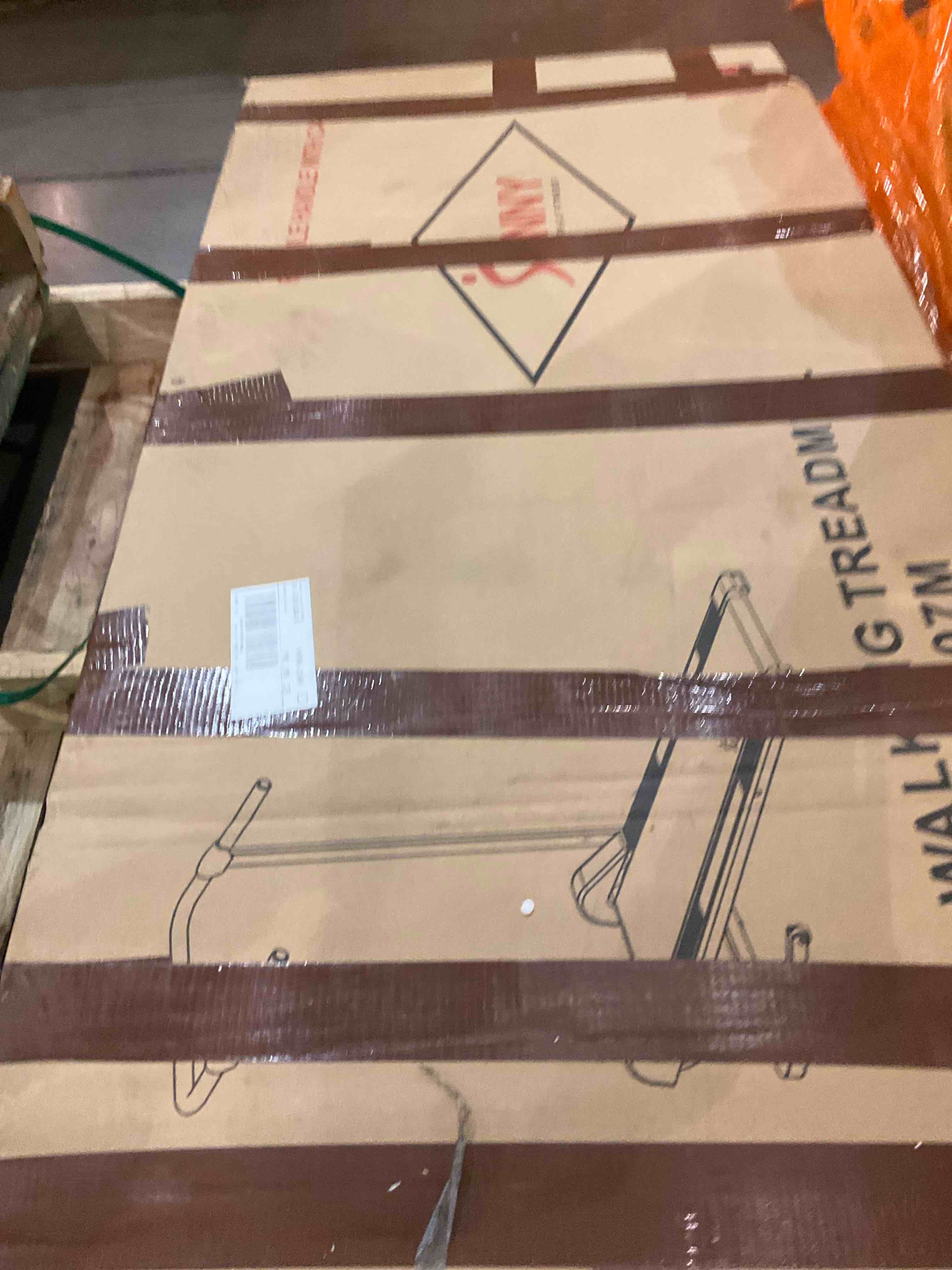 Sunny Health & Fitness Foldable Manual Treadmill, Compact Cardio Fitness, Durable Non-Electric Incline Exercise, Walking Tread Pad, Transportation Wheels, Non-Slip Handlebars with Digital Monitor