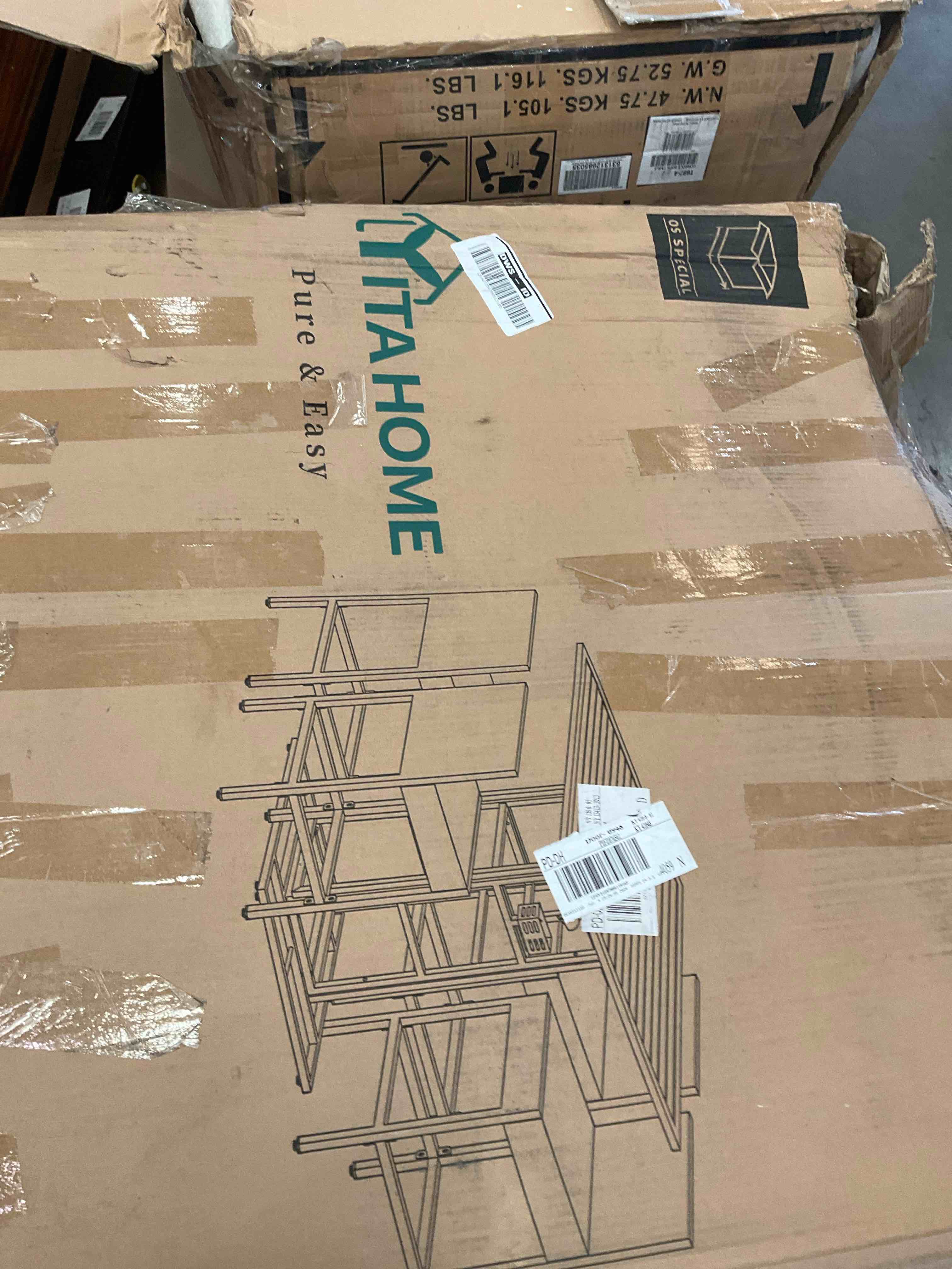 YITAHOME 3-Piece Outdoor Patio Furniture Wicker Bistro Set, All-Weather Rattan Conversation Chairs with Glass Side Table & Soft Cushions for Backyard, Balcony and Deck, Light Brown+Beige