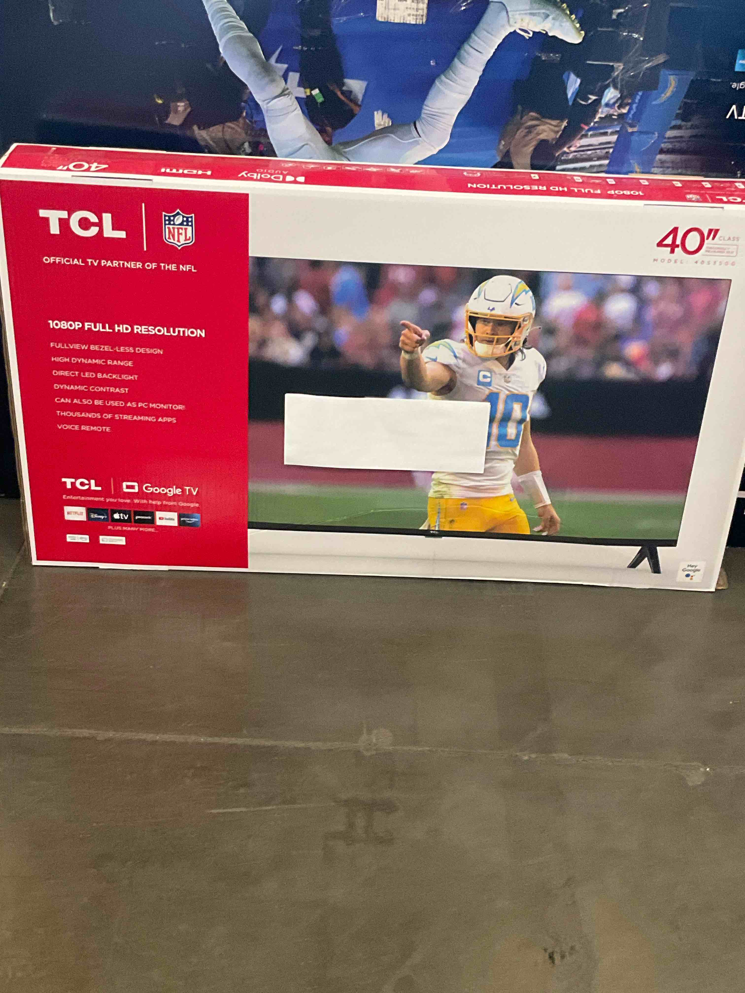 TCL 40-Inch Class S3 1080p LED Smart TV with Roku TV (40S350R, 2023 Model), Compatible with Alexa, Google Assistant, and Apple HomeKit Compatibility, Streaming FHD Television,Black
