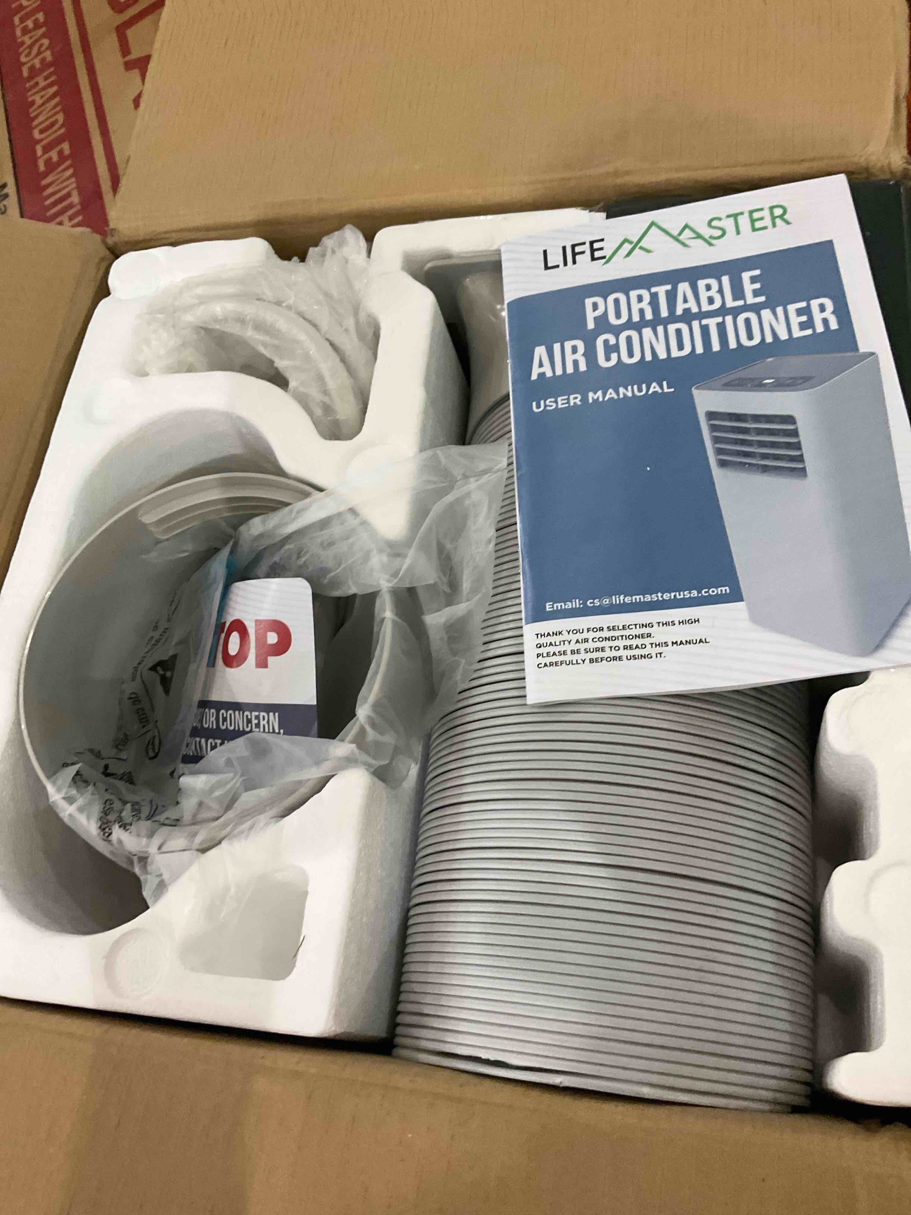 10,000 BTU Portable Air Conditioners, Room Air Conditioner with Digital Remote for Room up to 450 Sq.Ft, 3-in-1 Portable AC Unit with with Installation Kit for Home/Office/Dorms White 10,000 BTU With Drain Hose