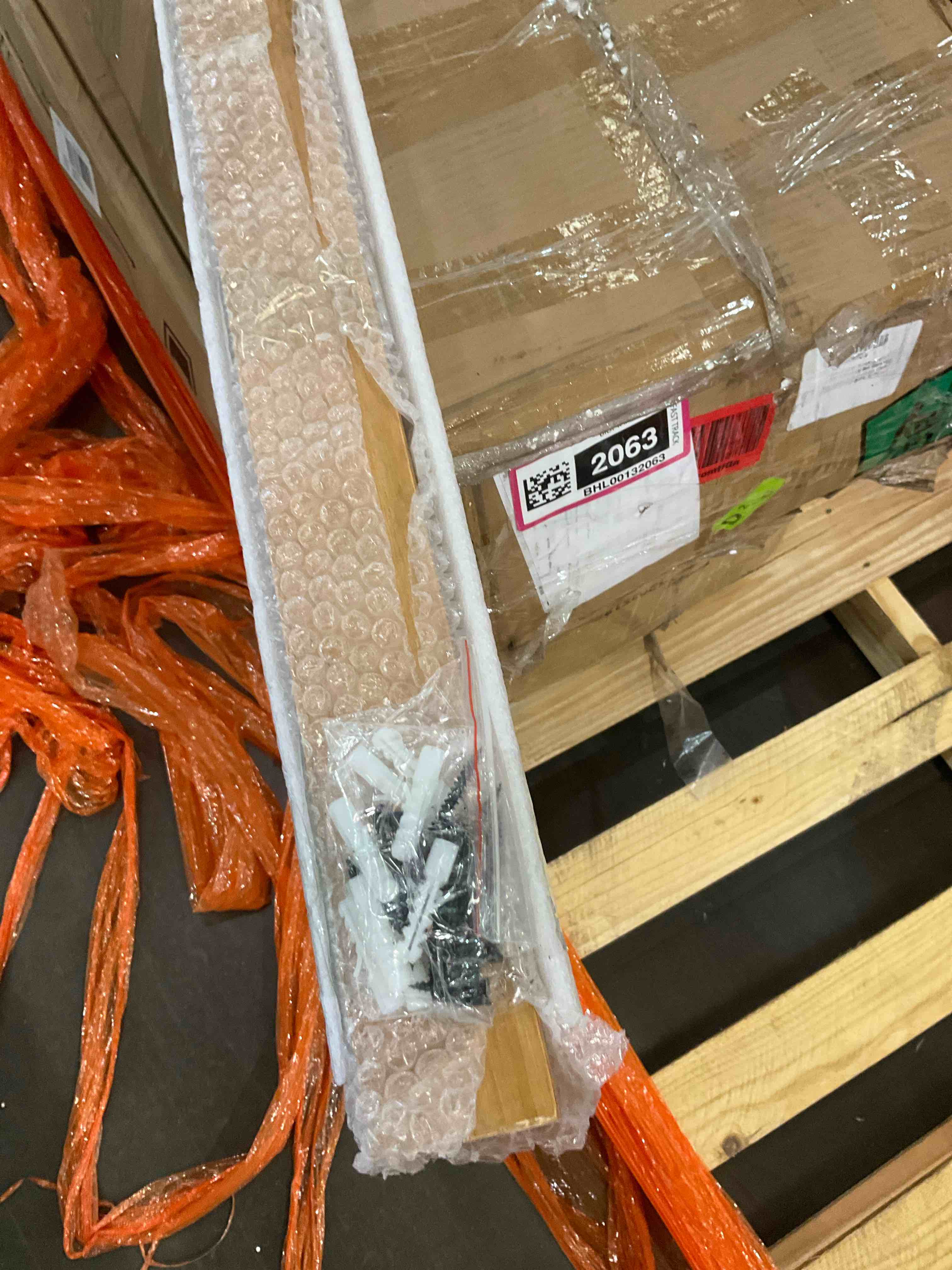 2/3/4/5ft Wooden Railing Handrail for Stairs and Steps Indoor and Outdoor - Flexible Install, Fits Transitional and Concrete Walls Mount - Stair Handrail for Porch, Deck, Fence, or Railing Posts