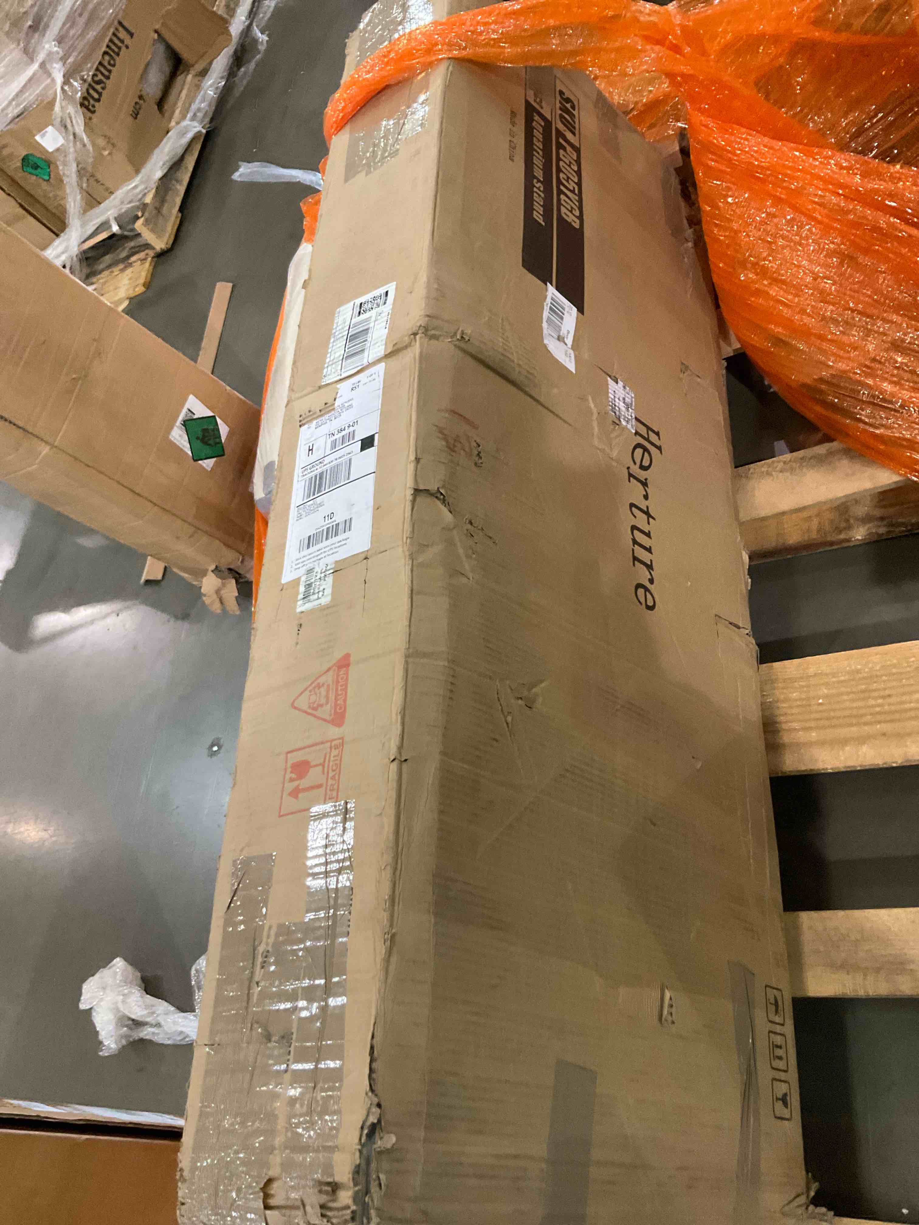 Herture 55-75 Gallon Fish Tank Stand, Aquarium Stand with Power Outlets and Cabinet for Fish Tank Accessories Storage, Heavy Duty Metal Frame, 52" L*19.68" W Tabletop, 1200LBS Capacity, Black PG05YGB 55-75 Gallon with Power Outlets Black