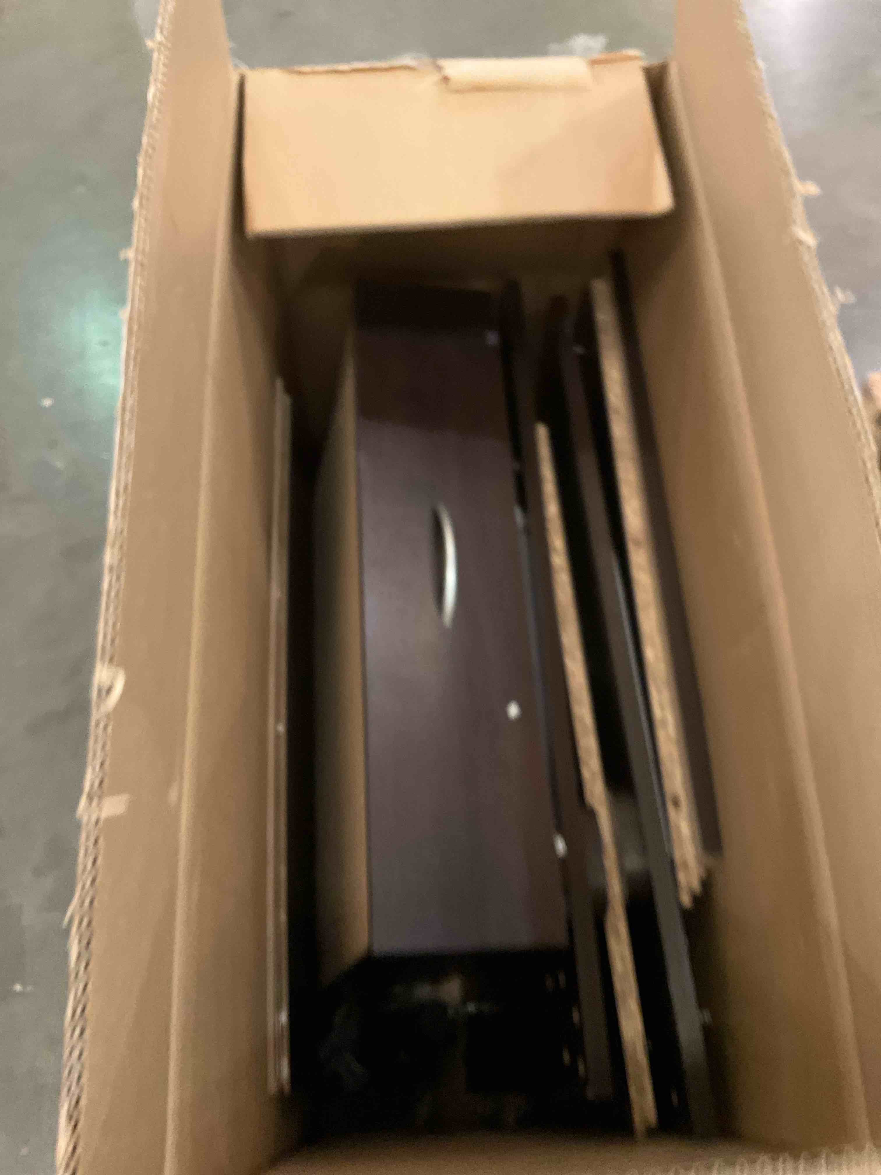 Shintenchi Kitchen Storage Cabinet with Adjustable Shelves and Drawers, Modern Buffet Sideboard, Wood Buffet Cabinet with Doors, Floor Cabinet Cupboard for Coffee Bar Living Room, Dark Brown