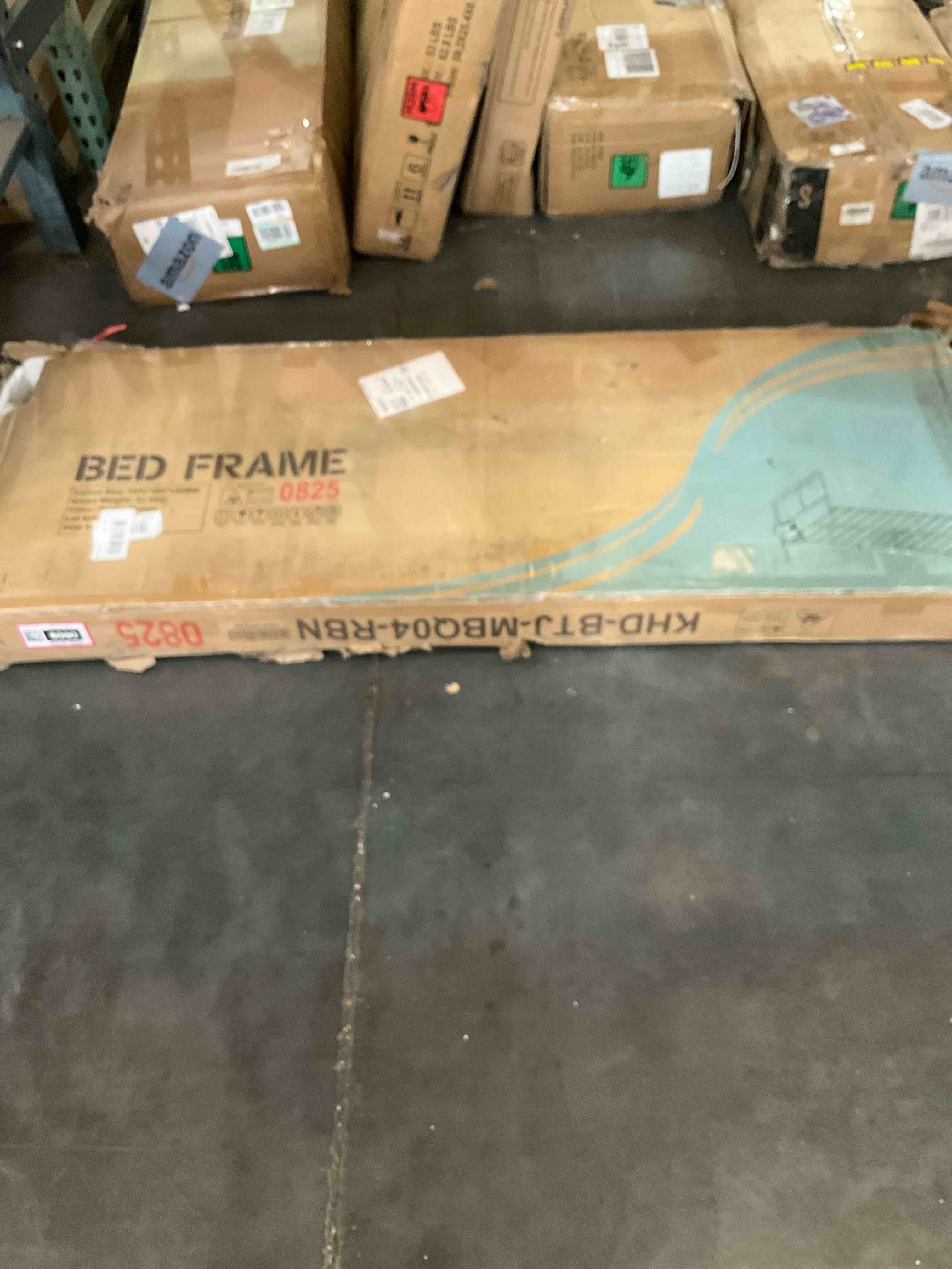 LIKIMIO Queen Bed Frame .Sturdy and Practical, No Noise, No Box Spring Needed, Easy Assembly, Rustic Brown