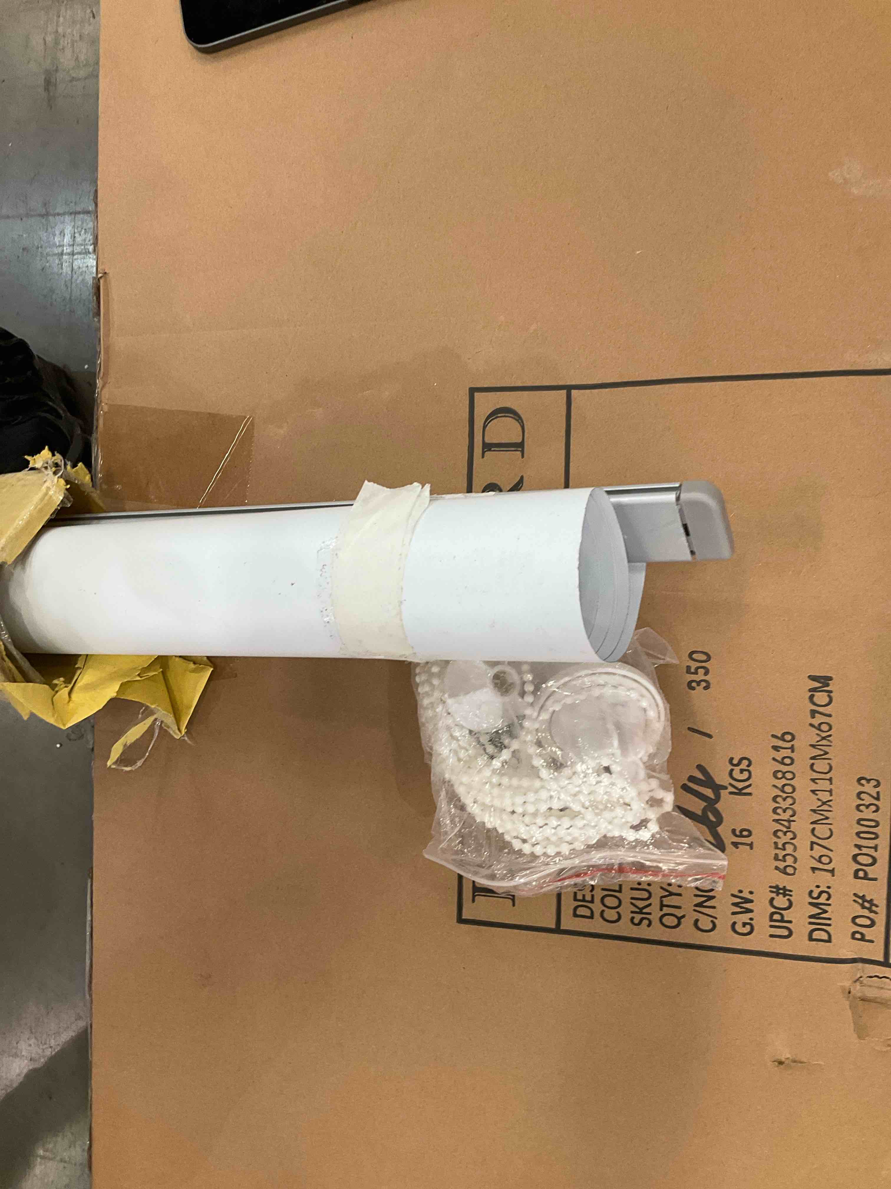 Dulepax Window Blinds,100% Blackout Blinds for Window,Roller Window Shades with Thermal Insulated, UV Protection Blackout Roller Shade, 15oz Vinyl with Aluminum Roller. White,58" W x 72" H