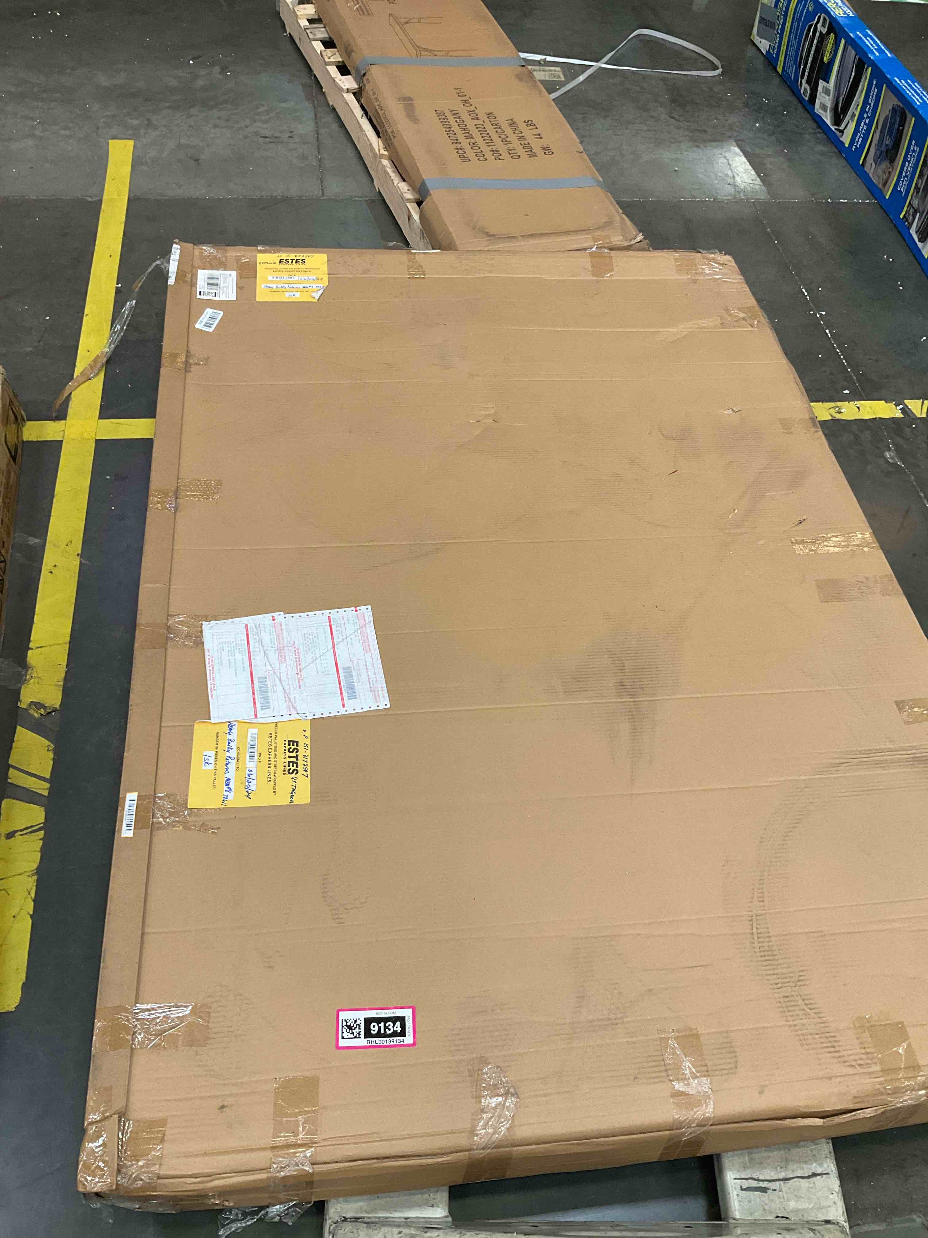 VIZ-PRO Notice Board Felt Gray, 48 X 36 Inches, Silver Aluminium Frame