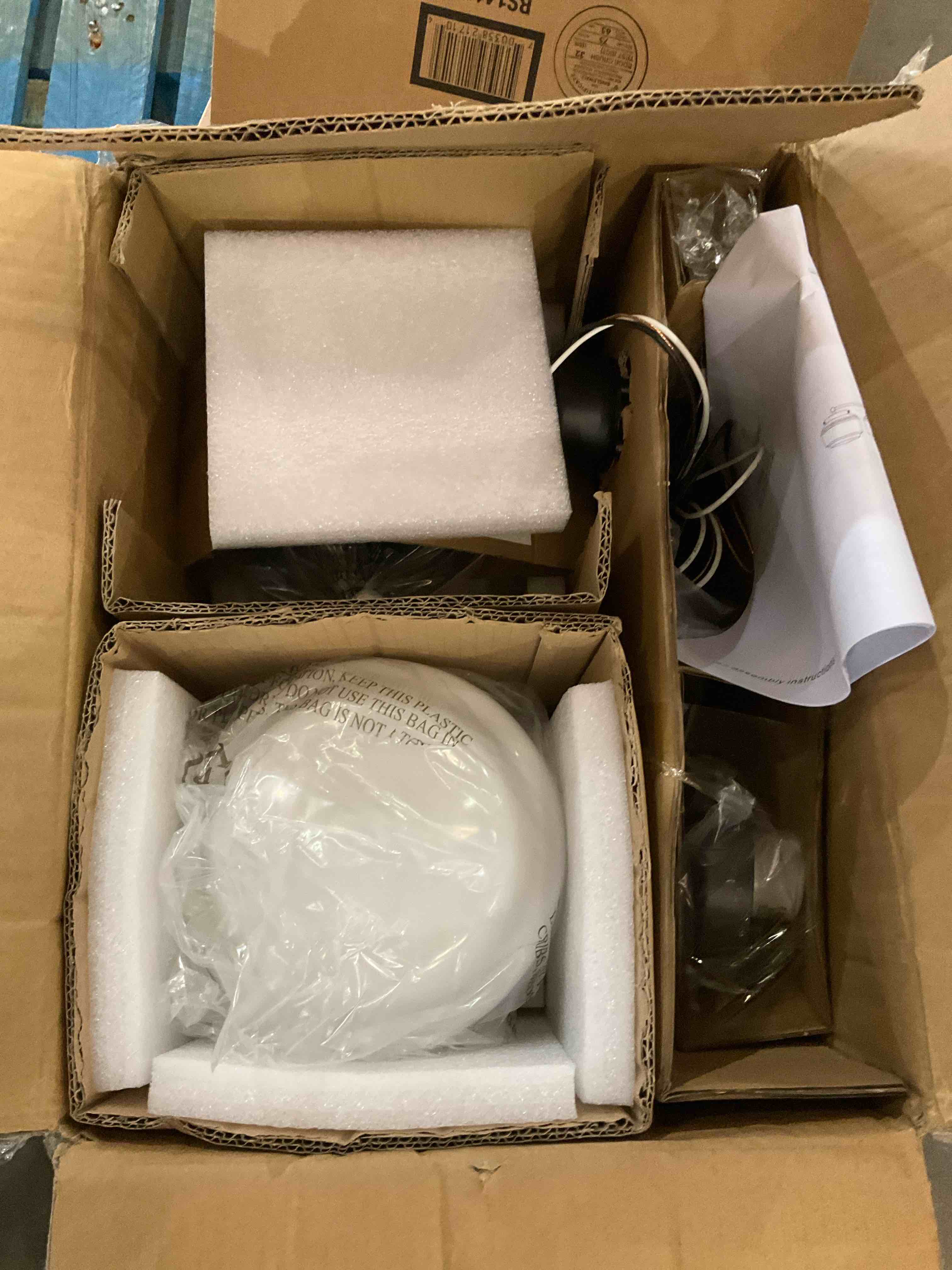 3-Arm Milk Glass Chandelier Ceiling Light - Hearth & Hand™ with Magnolia