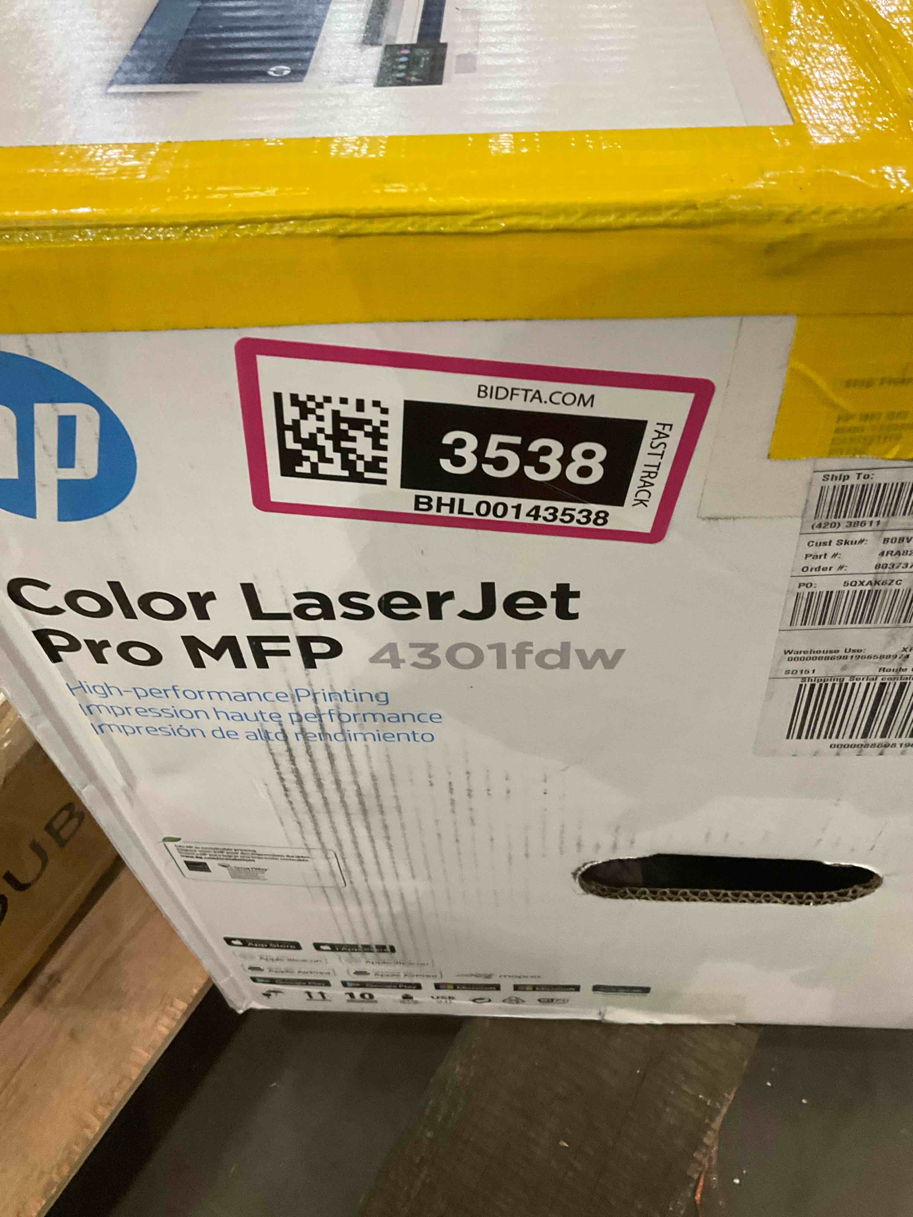 Color LaserJet Pro MFP 4301fdw