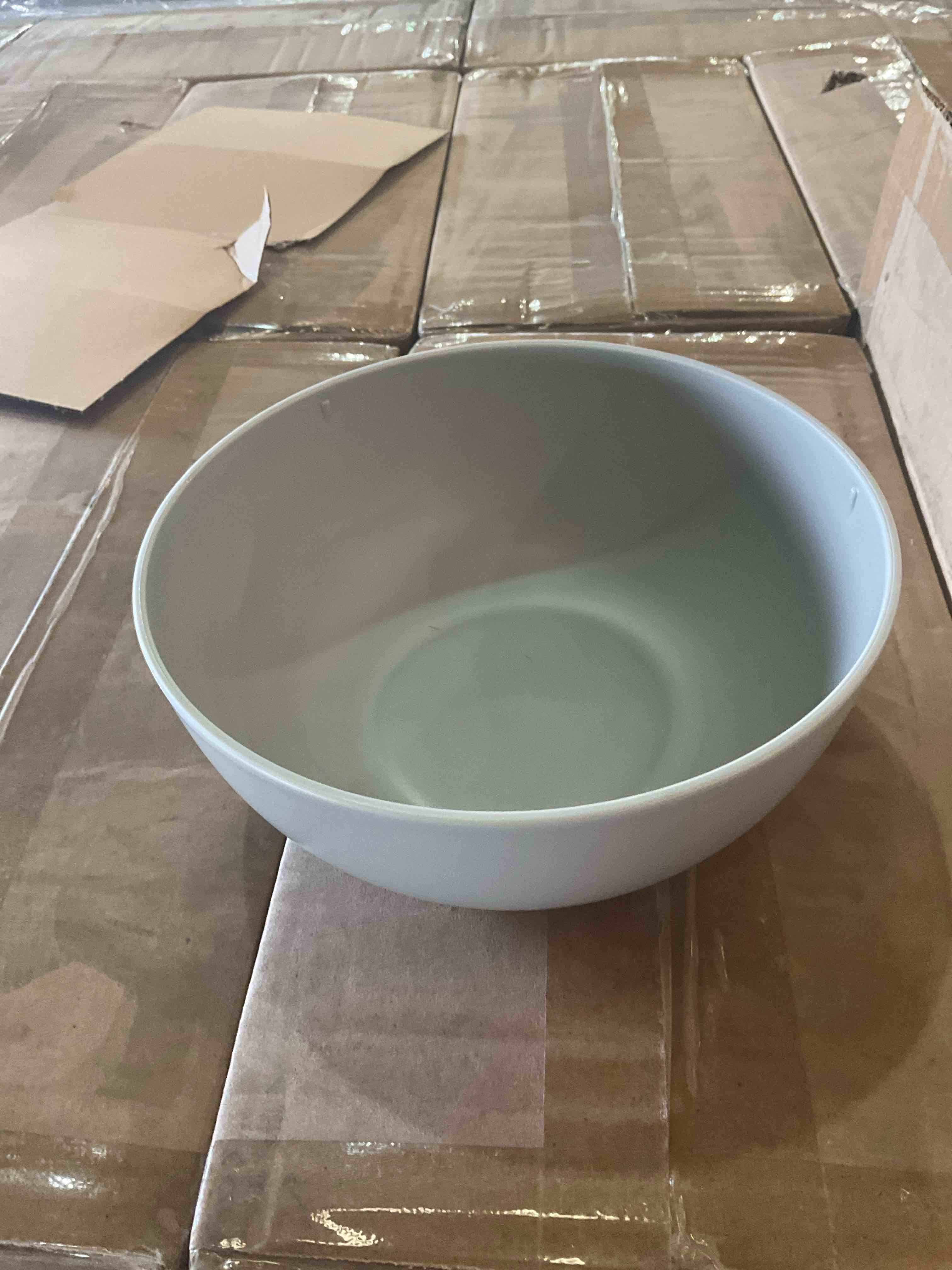 plastic bowls grey 24 pk 