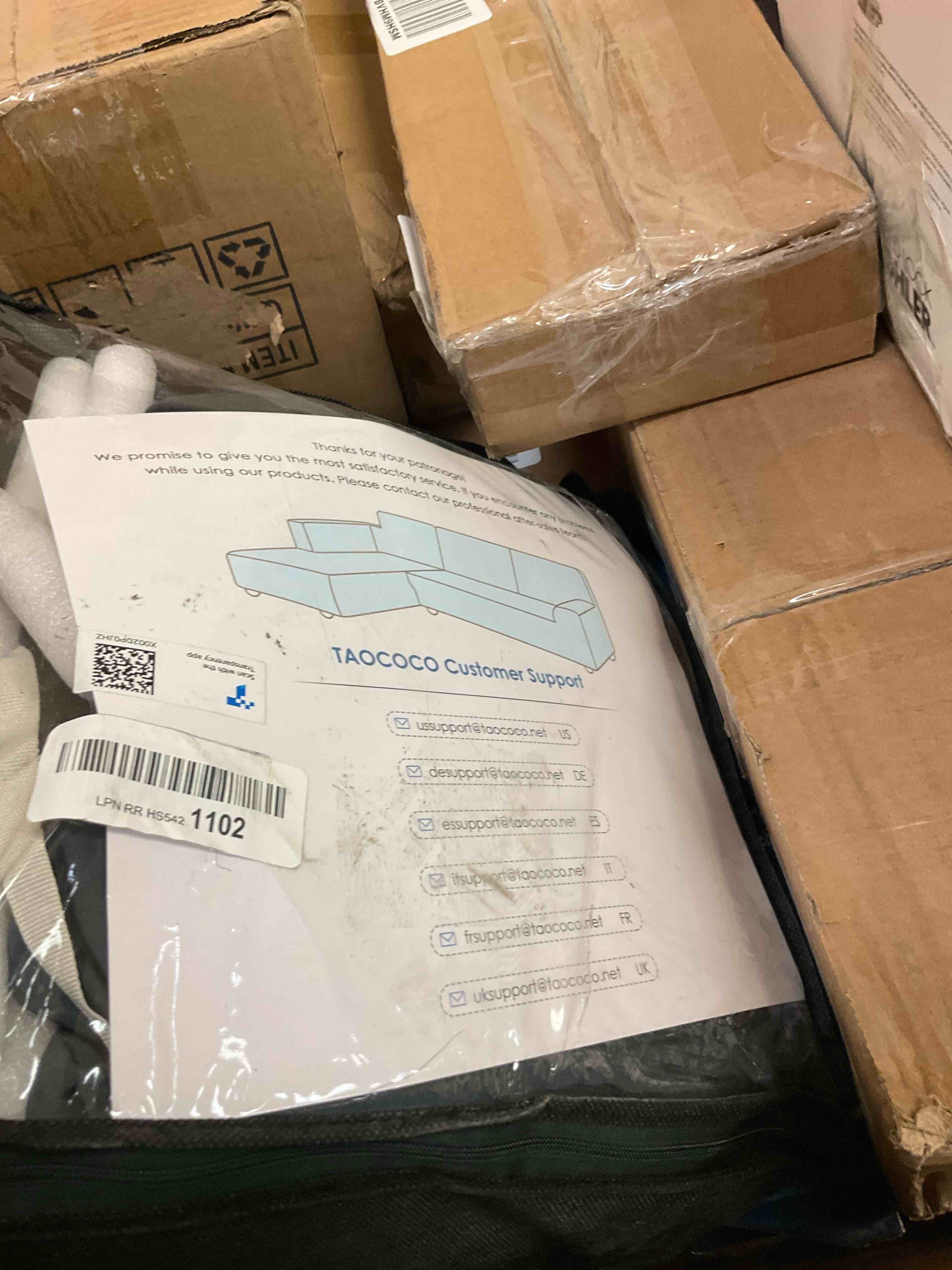 auction pickup returns pallet