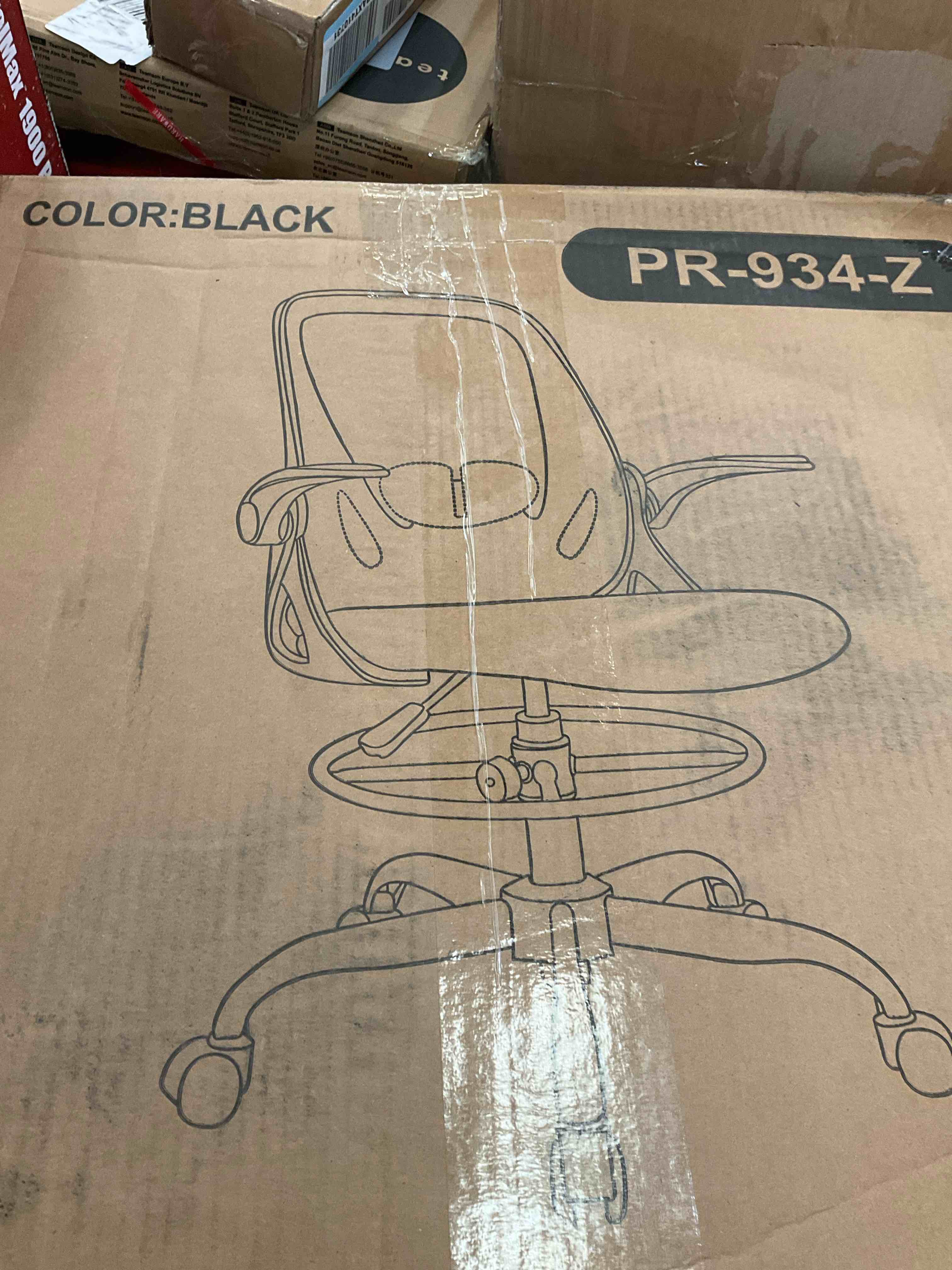 Primy Drafting Chair Tall Office Chair with Flip-up Armrests Executive Ergonomic Computer Standing Desk Chair with Lumbar Support and Adjustable Footrest Ring (Black)