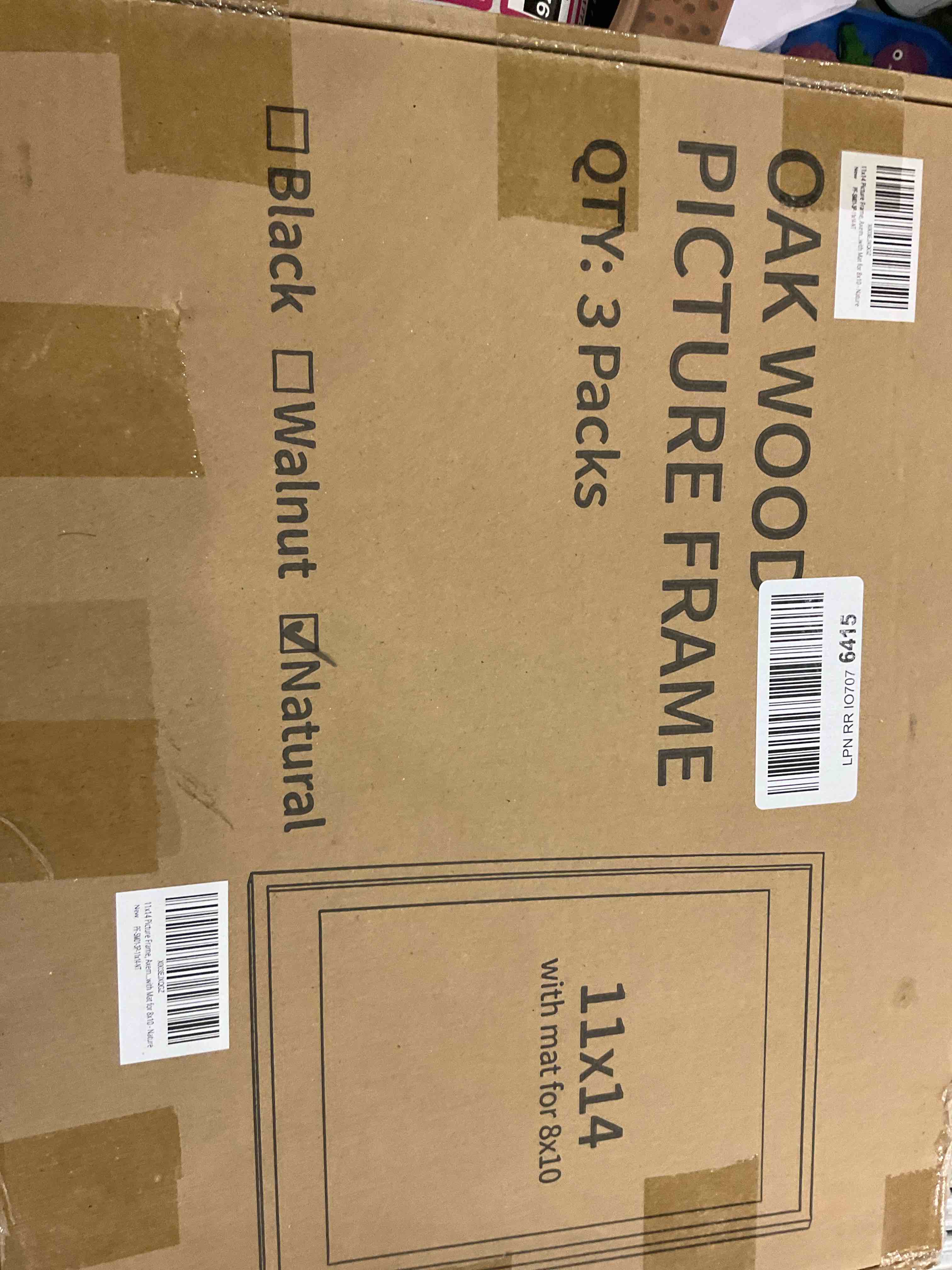 oak wood picture frame