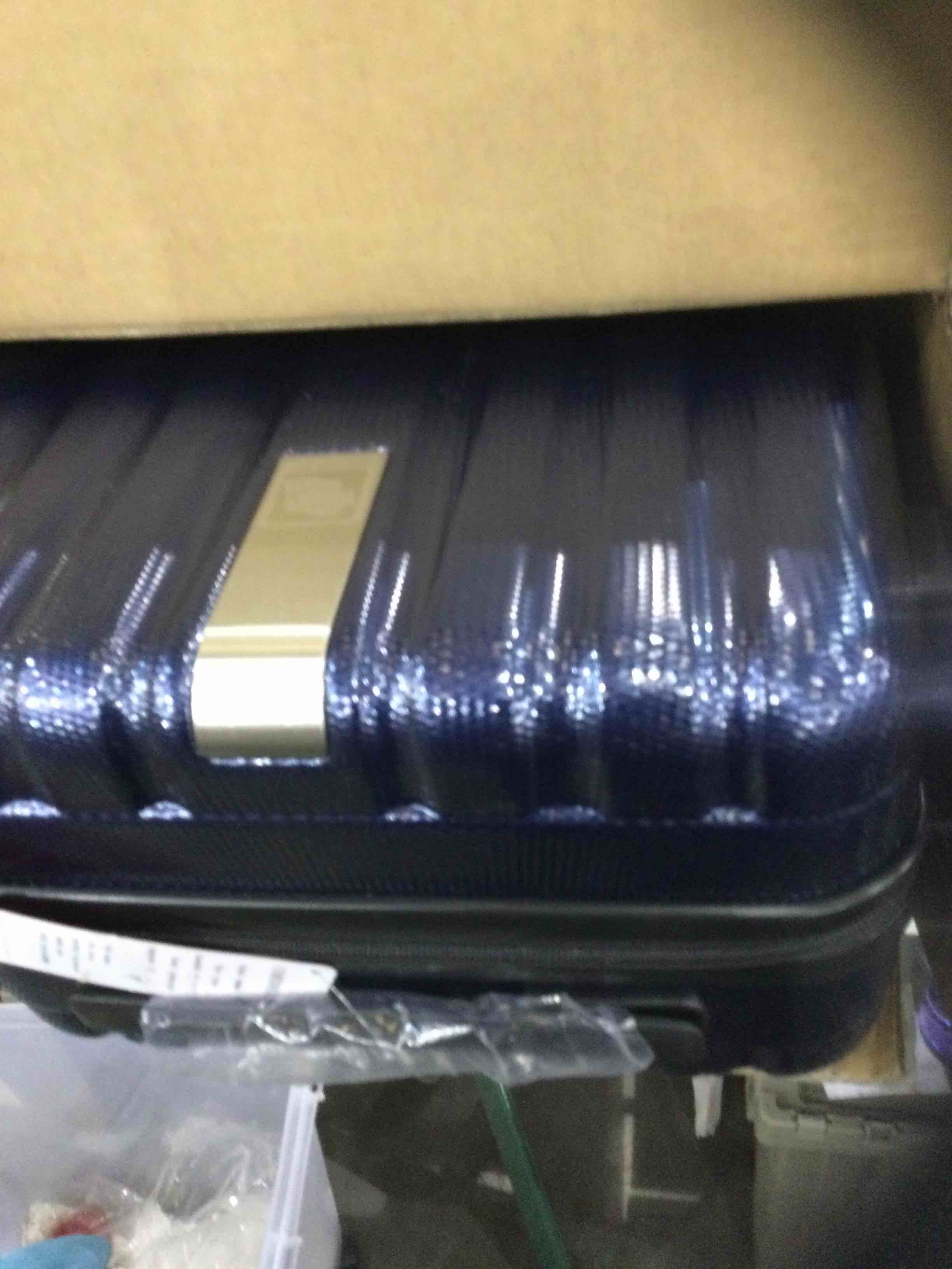 Hanke 20 Inch Carry On Luggage 22x14x9 Airline Approved Lightweight PC Hard Shell Suitcases with Wheels Tsa Luggage Rolling Suitcase Travel Luggage Bag for Weekender(Dark Blue)